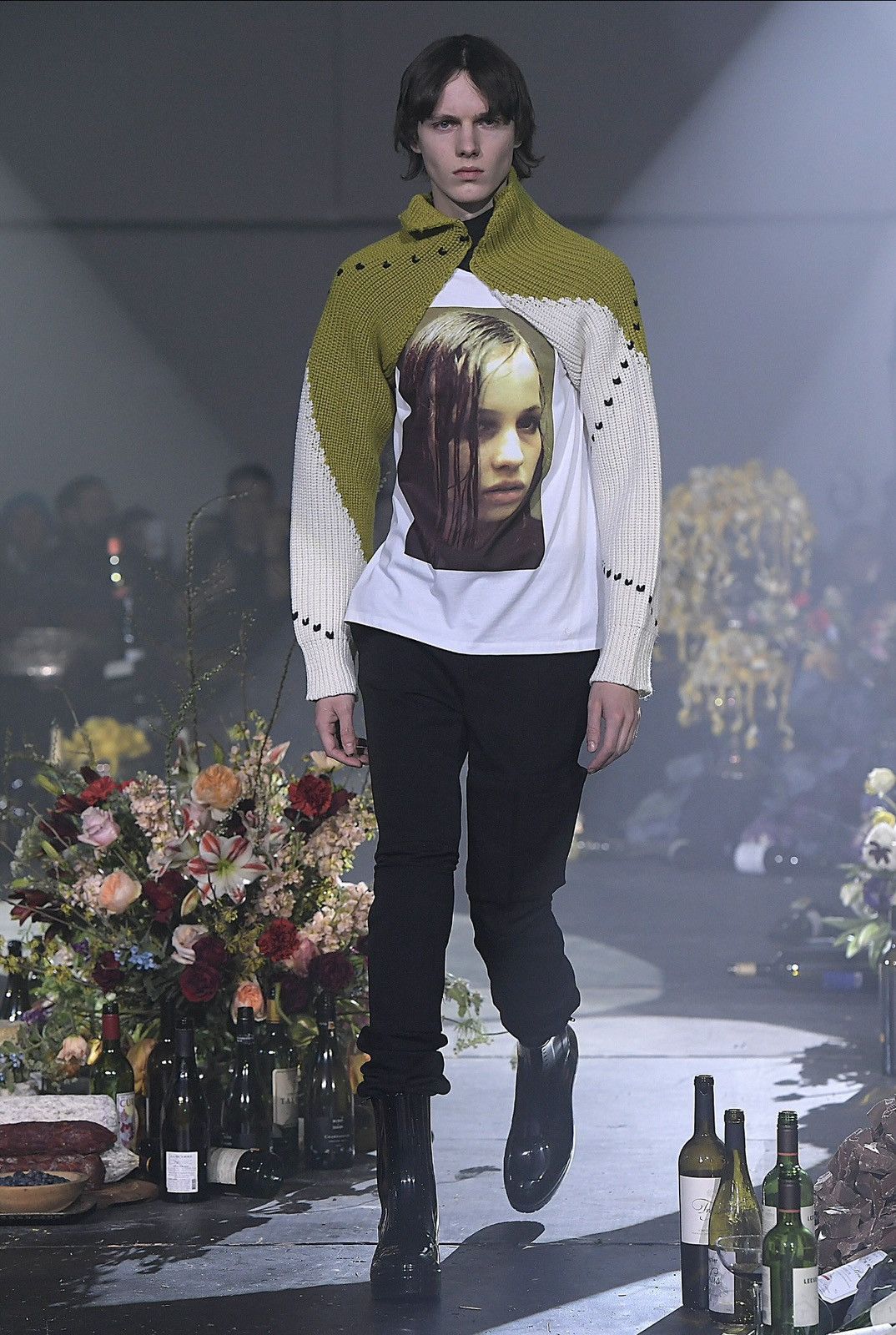Raf Simons Raf Simons Christiane F. AW 18 Detlef tshirt | Grailed