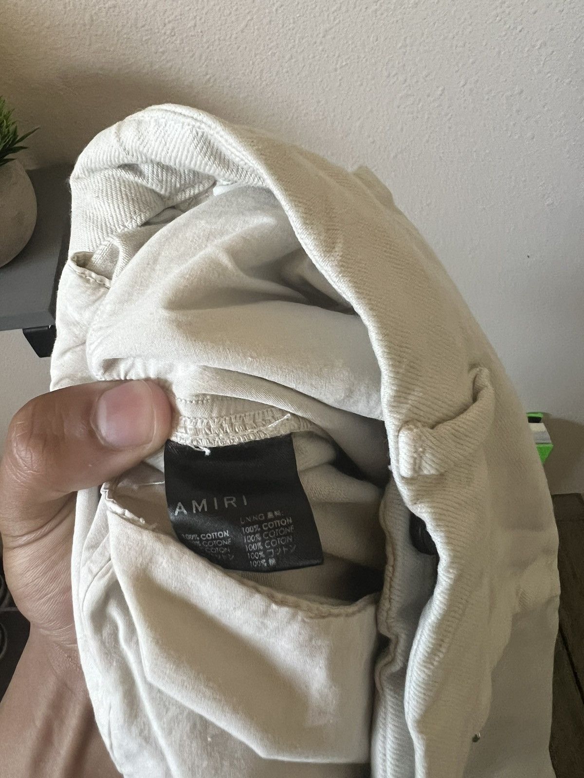 Amiri Amiri Chino Repair Pants in Alabaster Size US 34 / EU 50 - 9 Thumbnail