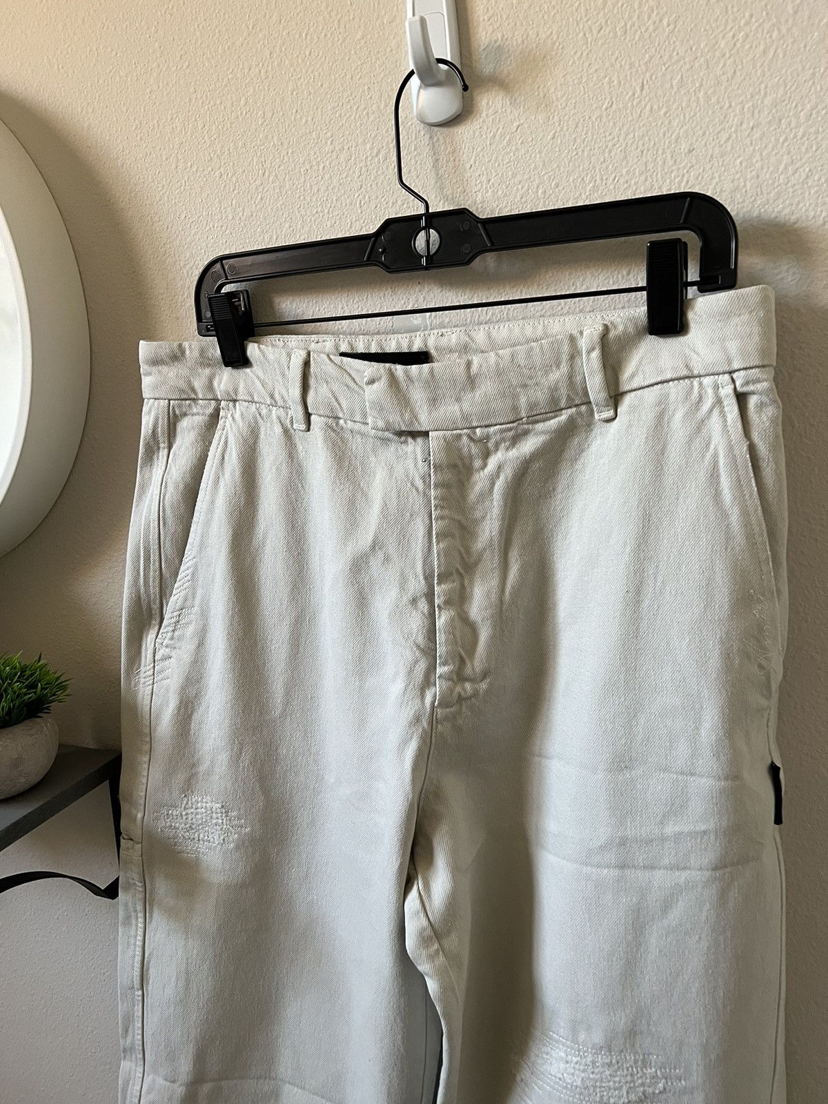 Amiri Amiri Chino Repair Pants in Alabaster Size US 34 / EU 50 - 3 Thumbnail