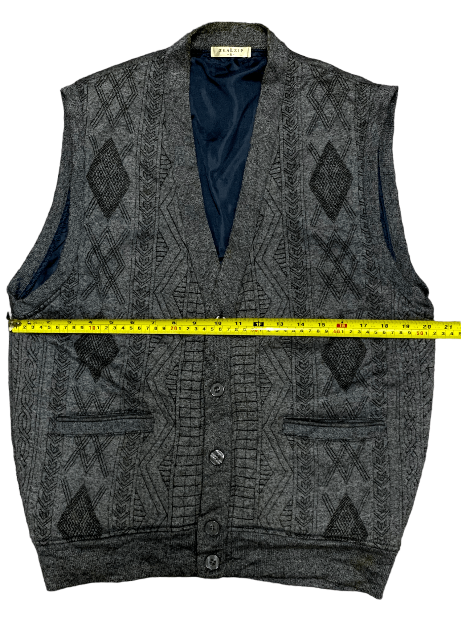 Aran Isles Knitwear × Homespun Knitwear × Japanese Brand Hype Japanese Brand Knitwear Style Vintage Vest Size US M / EU 48-50 / 2 - 8 Thumbnail