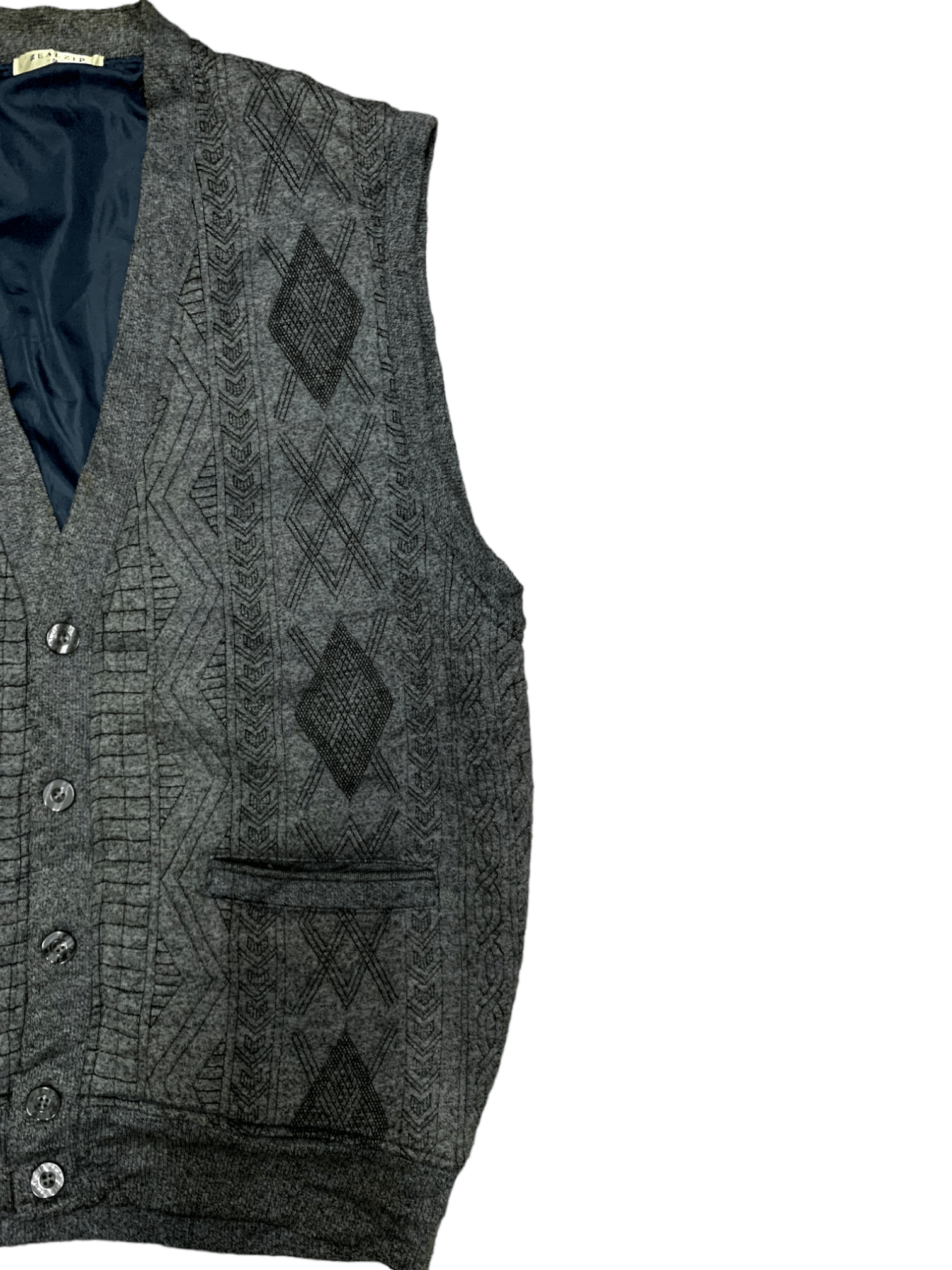 Aran Isles Knitwear × Homespun Knitwear × Japanese Brand Hype Japanese Brand Knitwear Style Vintage Vest Size US M / EU 48-50 / 2 - 6 Thumbnail