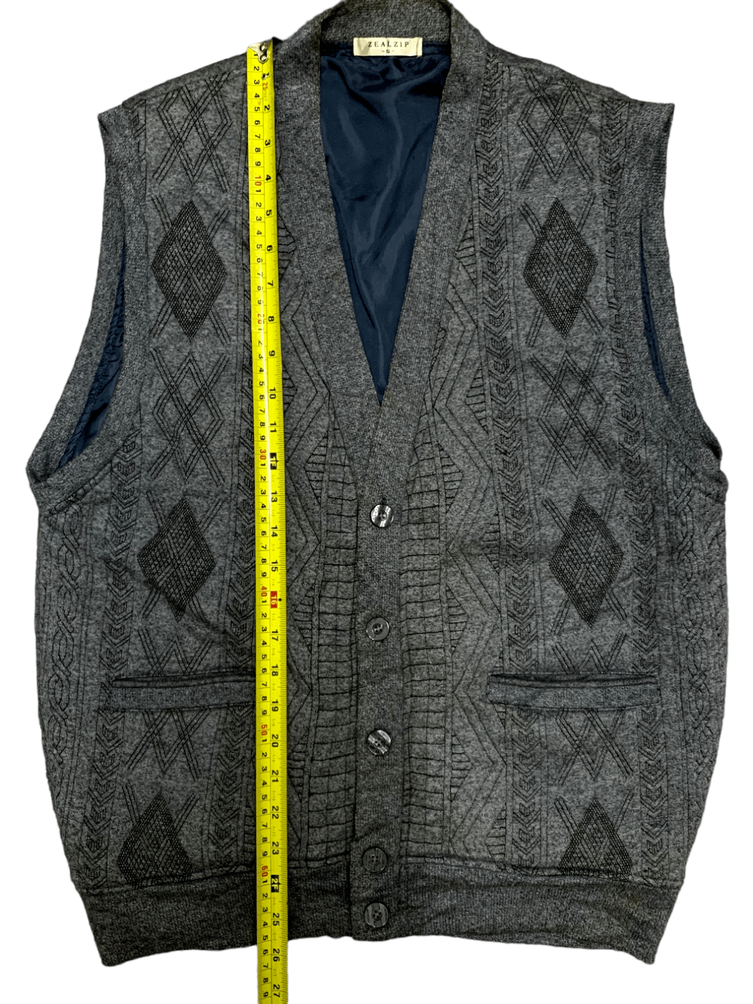 Aran Isles Knitwear × Homespun Knitwear × Japanese Brand Hype Japanese Brand Knitwear Style Vintage Vest Size US M / EU 48-50 / 2 - 9 Thumbnail
