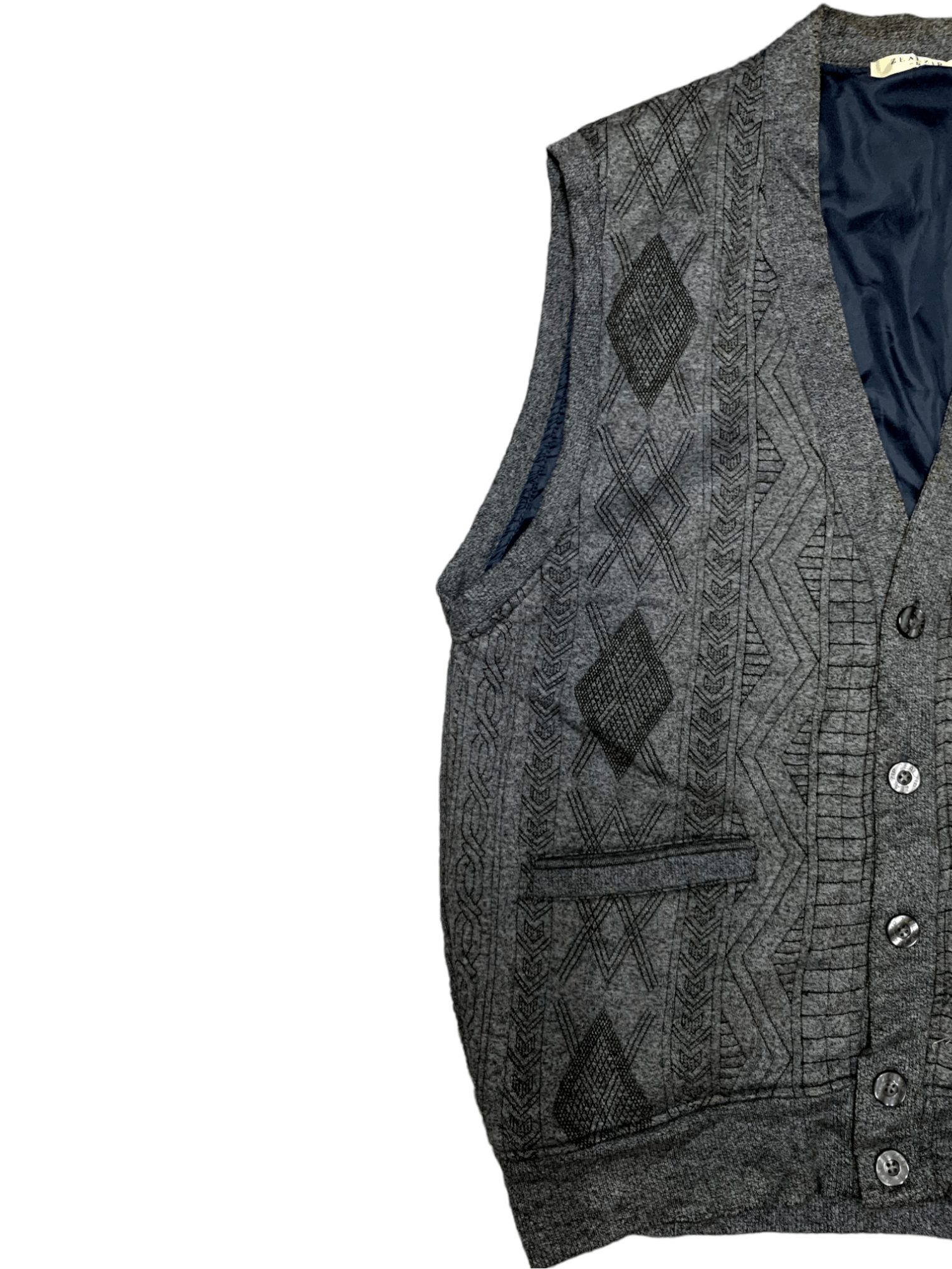 Aran Isles Knitwear × Homespun Knitwear × Japanese Brand Hype Japanese Brand Knitwear Style Vintage Vest Size US M / EU 48-50 / 2 - 5 Thumbnail