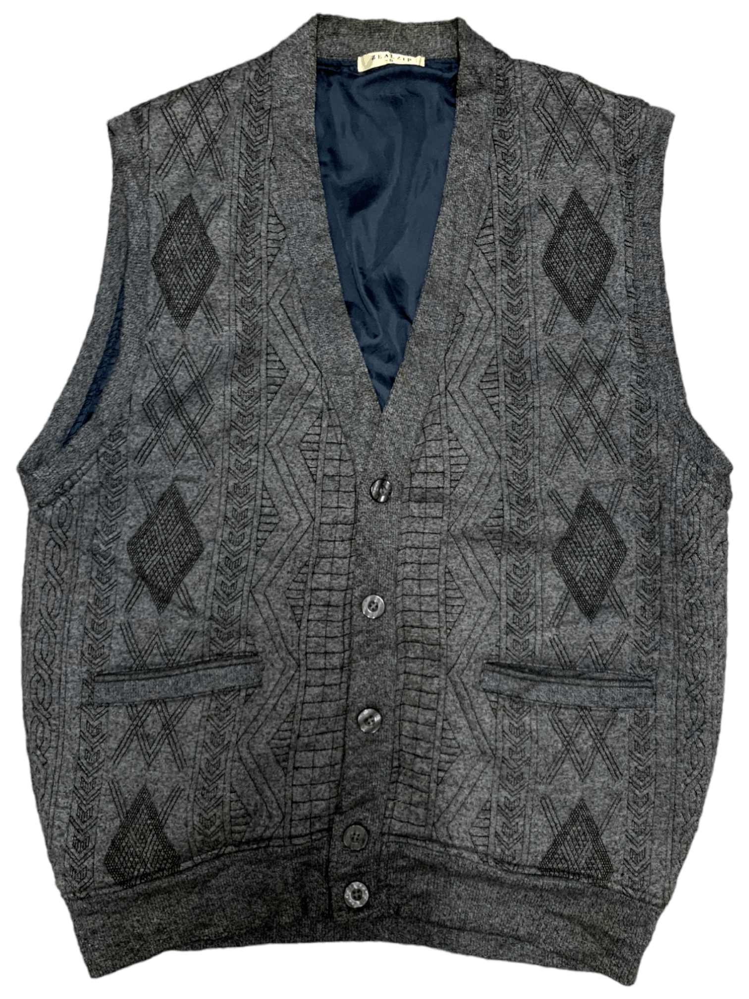 Aran Isles Knitwear × Homespun Knitwear × Japanese Brand Hype Japanese Brand Knitwear Style Vintage Vest Size US M / EU 48-50 / 2 - 1 Thumbnail