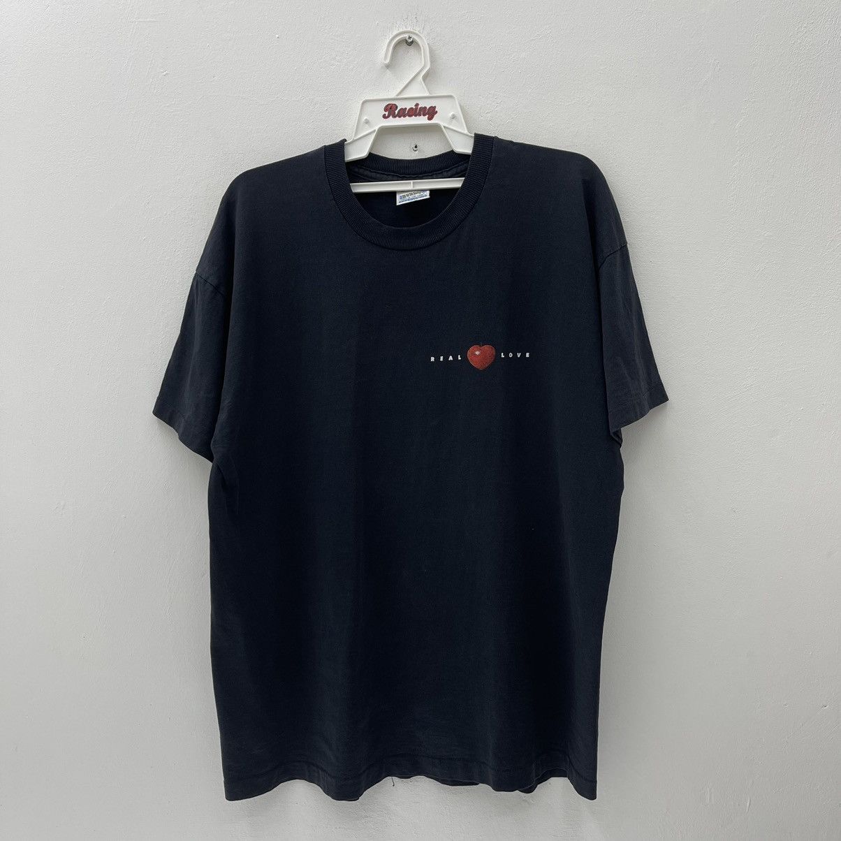 Band Tees The Beatles Real Love Vintage 90s T-Shirt By Screen Stars Size US XL / EU 56 / 4 - 1 Thumbnail