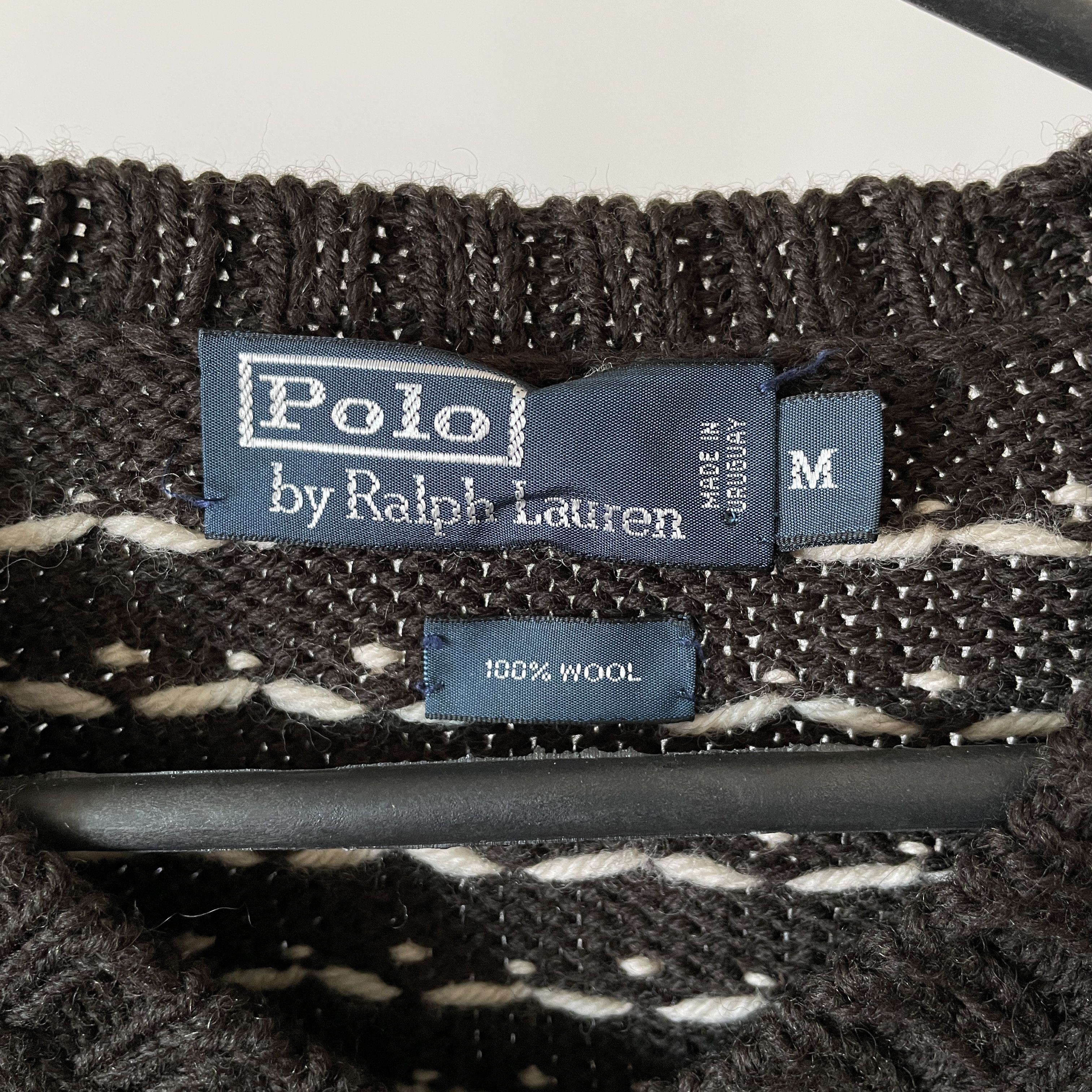 Polo Ralph Lauren Polo Ralph Lauren Vintage Moose V-Neck Wool Sweater Size M Size US M / EU 48-50 / 2 - 7 Thumbnail