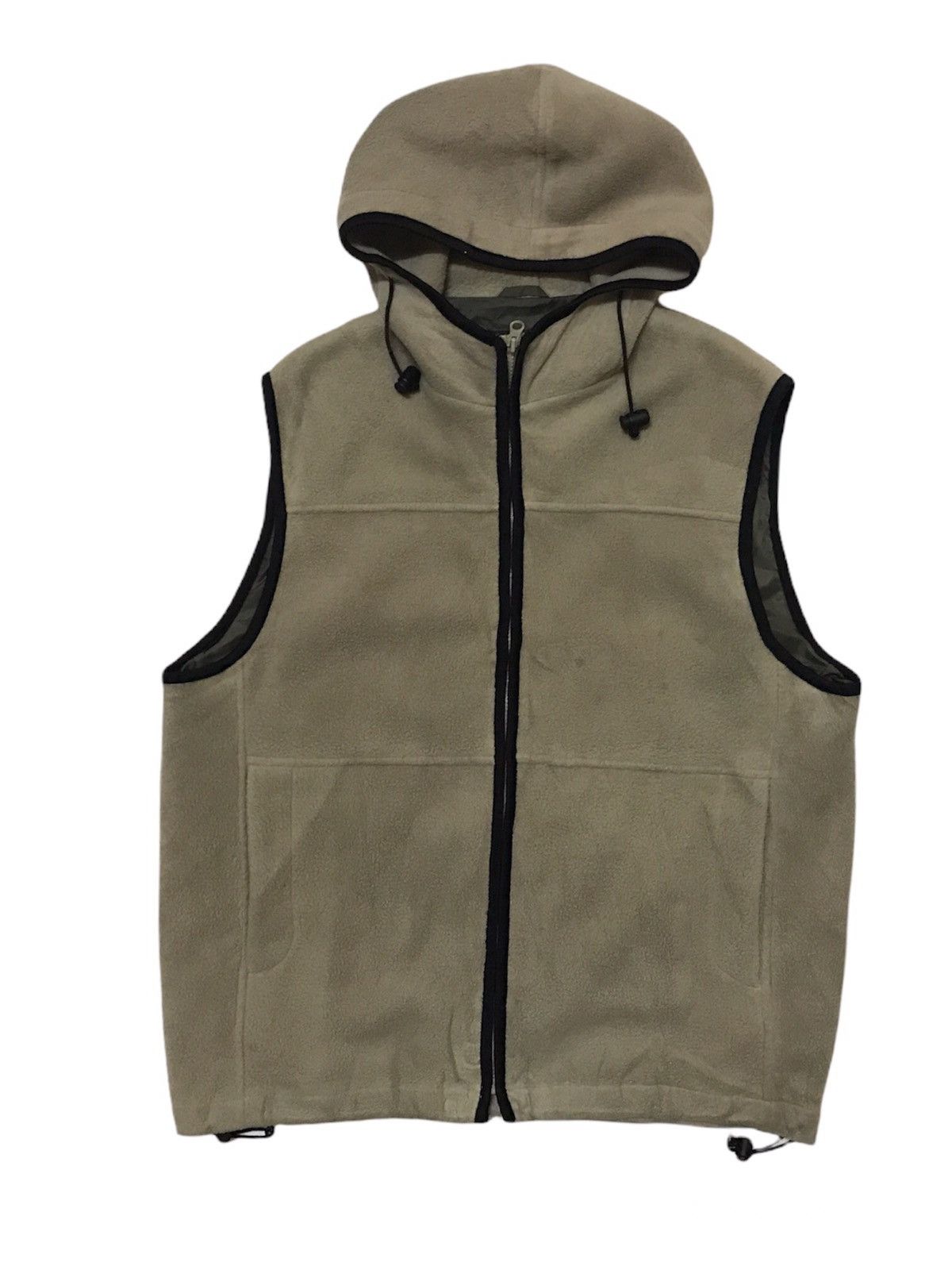 Japanese Brand Aburaysia Fleece Hoodie Vest Size US XL / EU 56 / 4 - 1 Thumbnail