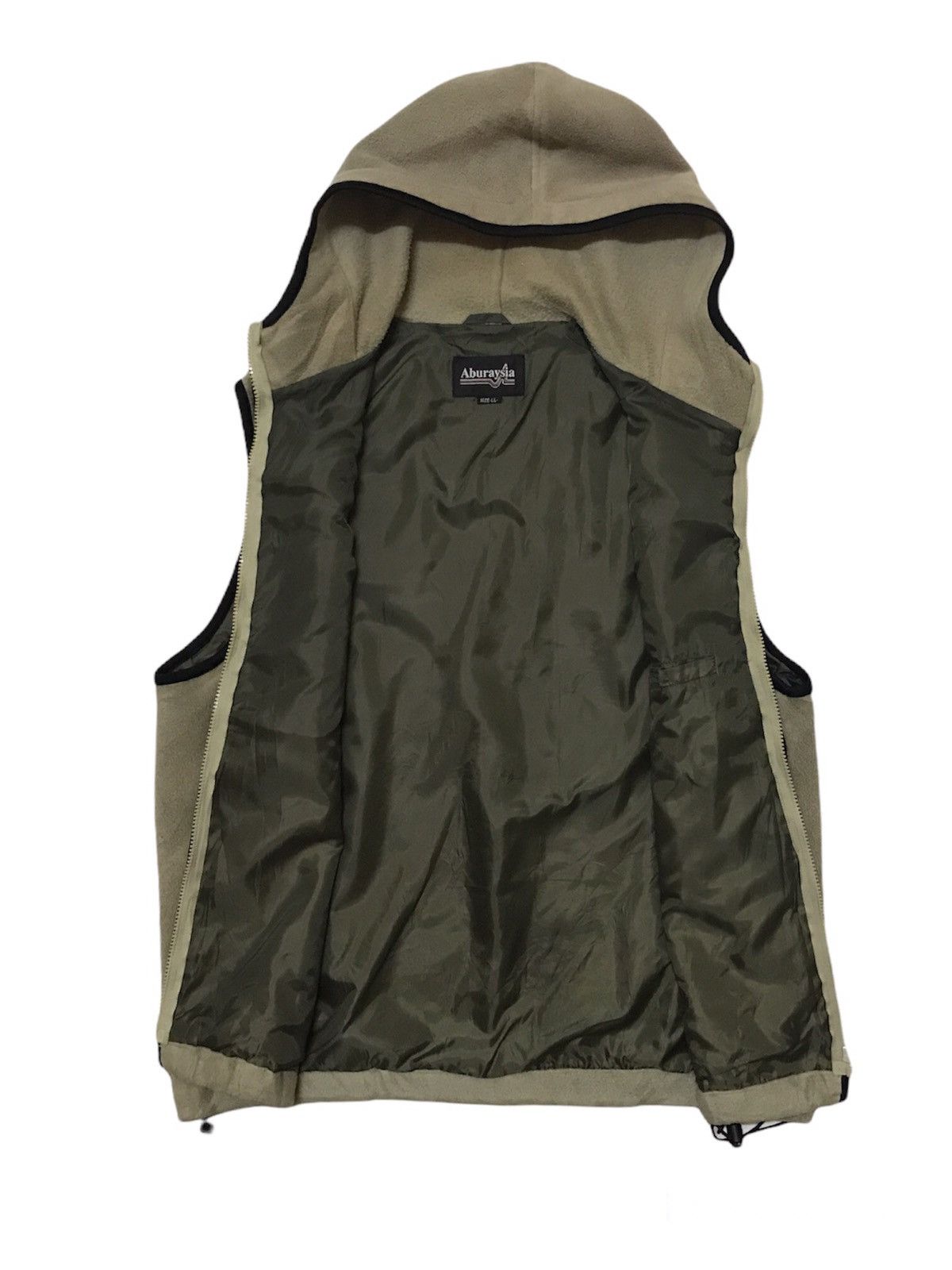 Japanese Brand Aburaysia Fleece Hoodie Vest Size US XL / EU 56 / 4 - 3 Thumbnail