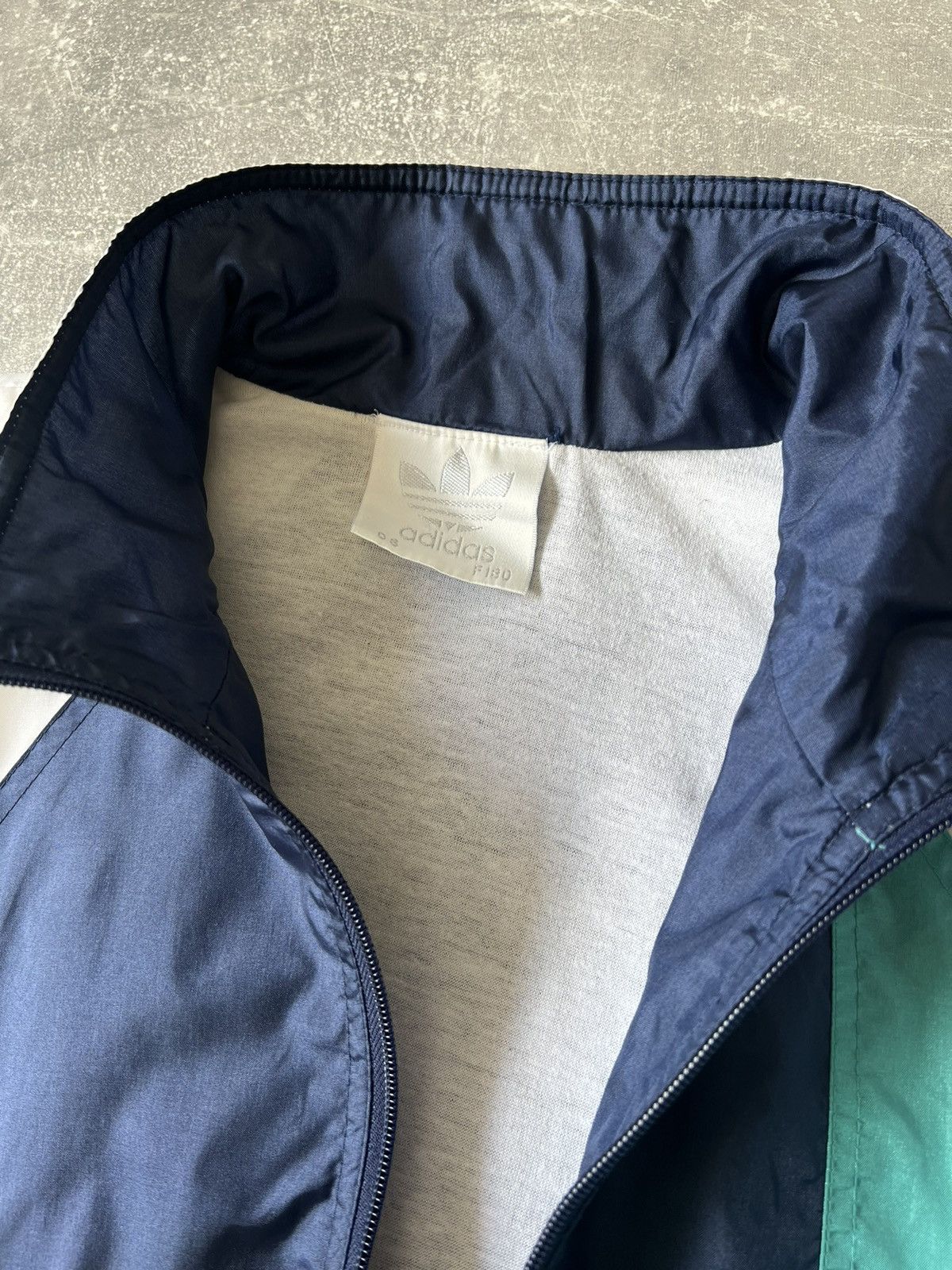 Vintage 90S Vintage Adidas Blue Track Top Zip Jacket Size L - XL Size US L / EU 52-54 / 3 - 8 Thumbnail