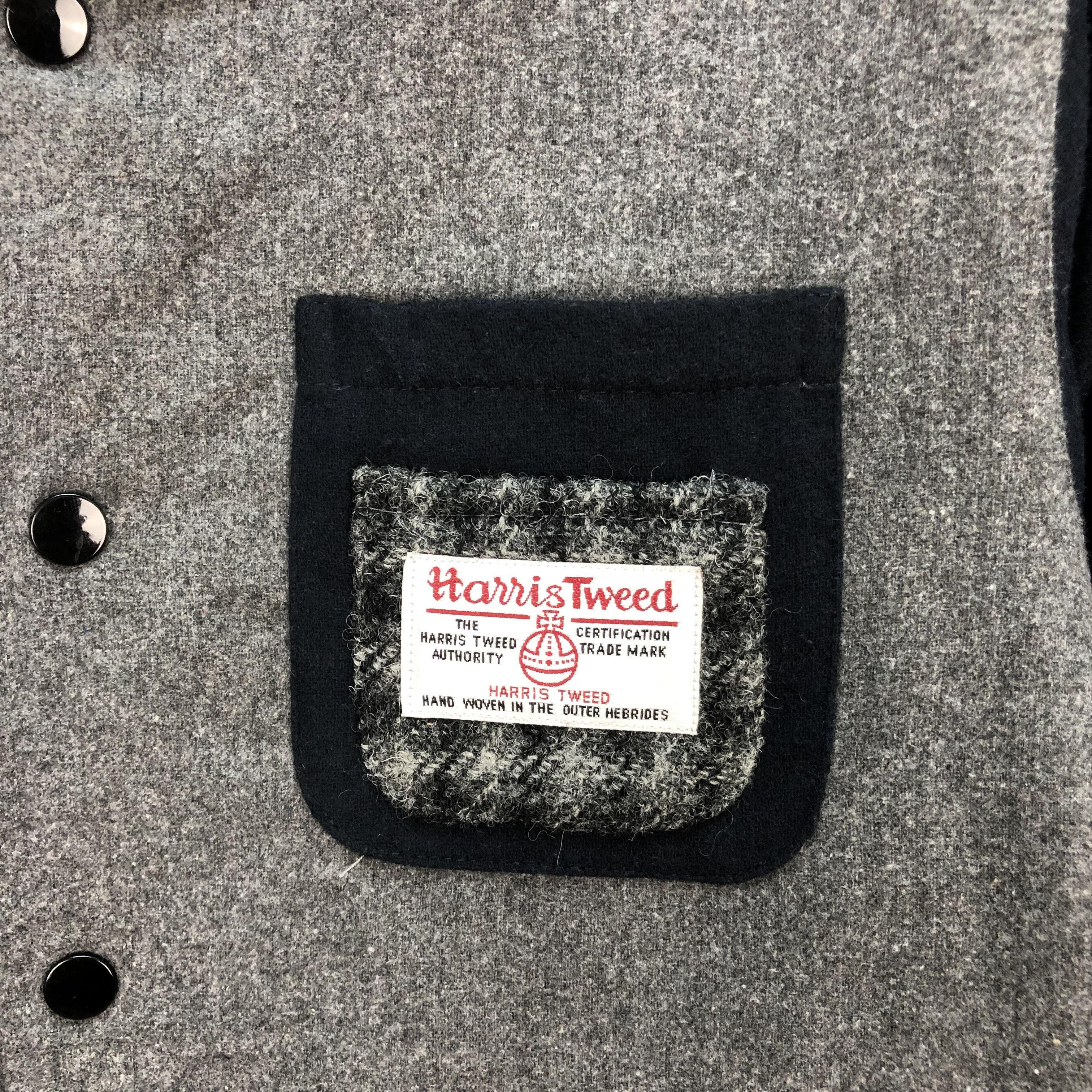 Harris Tweed Harris Tweed Wool Bomber Jacket #5768-206 Size US S / EU 44-46 / 1 - 3 Thumbnail