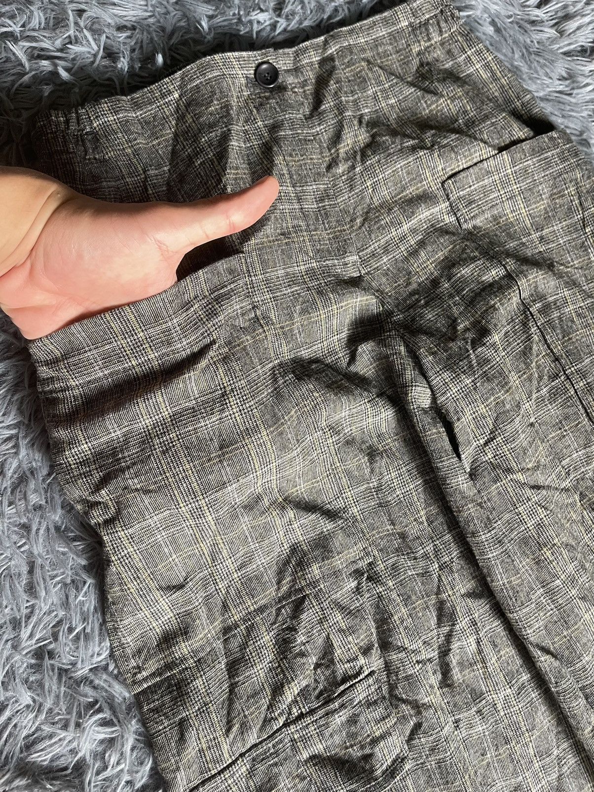 Vintage Oska Germany avant garde wool check pants Size 26" / US 2 / IT 38 - 4 Thumbnail