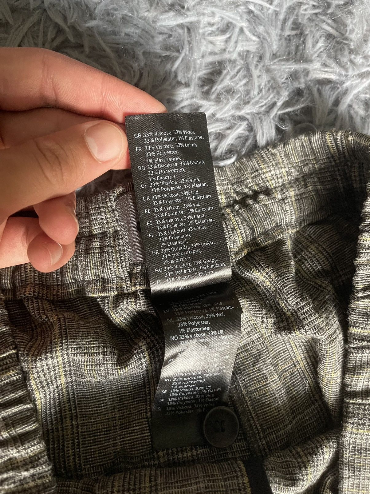 Vintage Oska Germany avant garde wool check pants Size 26" / US 2 / IT 38 - 8 Thumbnail