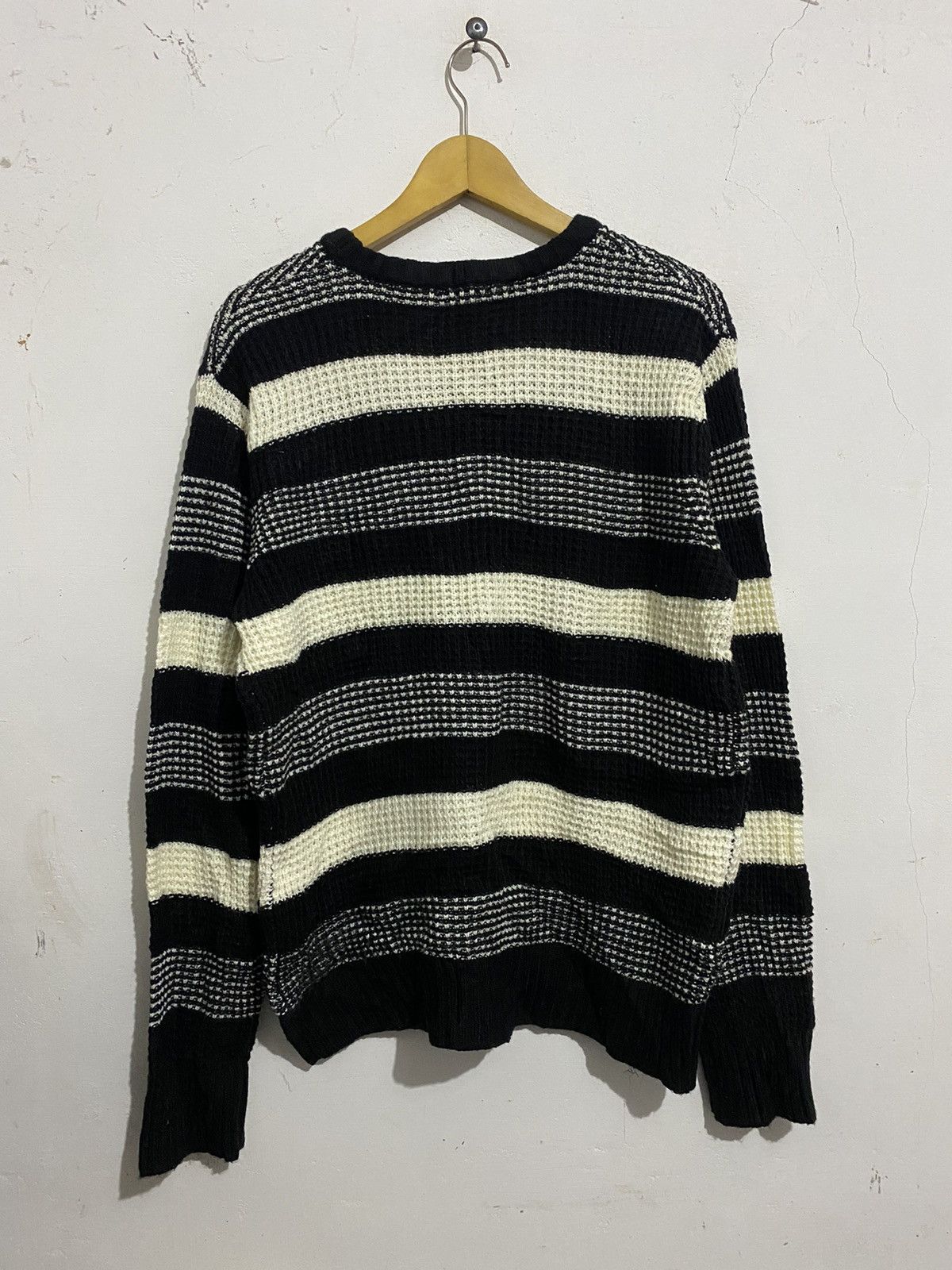 Beauty Beast 🖤BLACKDAY🖤Amorte-Knitted Stripe Like Numbernine Size US L / EU 52-54 / 3 - 4 Thumbnail