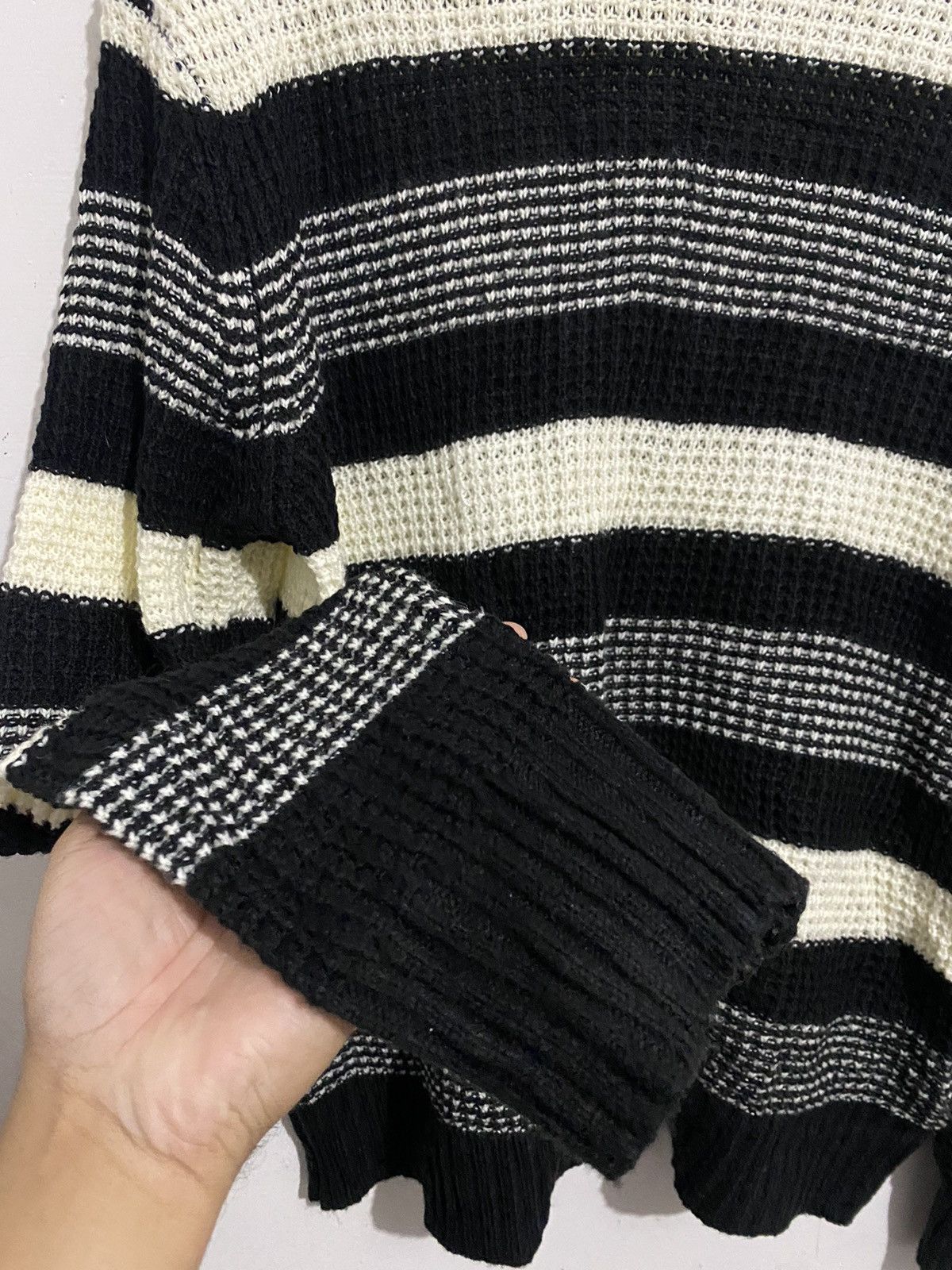 Beauty Beast 🖤BLACKDAY🖤Amorte-Knitted Stripe Like Numbernine Size US L / EU 52-54 / 3 - 3 Thumbnail
