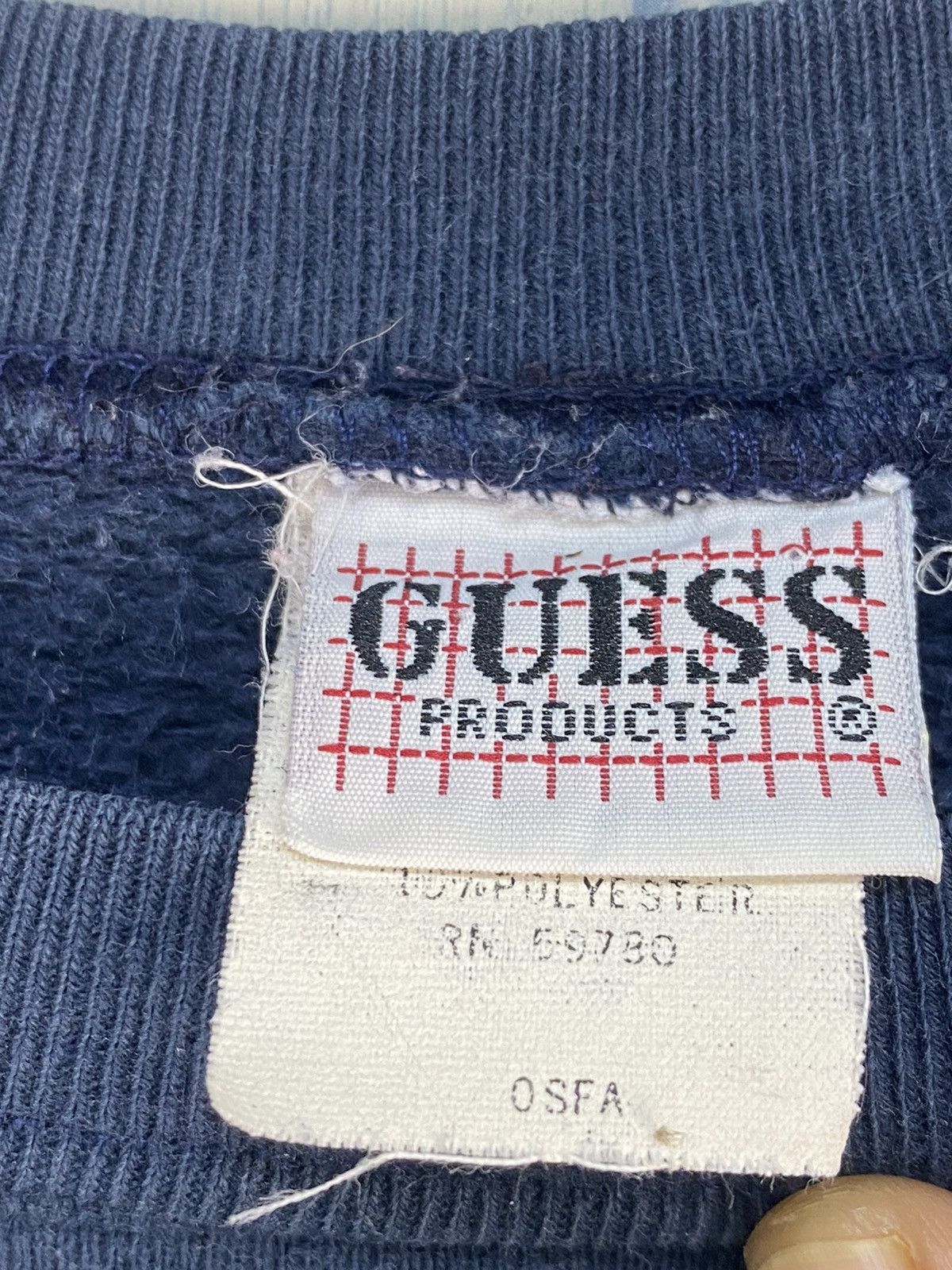 Guess Vintage 90s Guess Sign Logo Sweatshirt Size US M / EU 48-50 / 2 - 4 Thumbnail