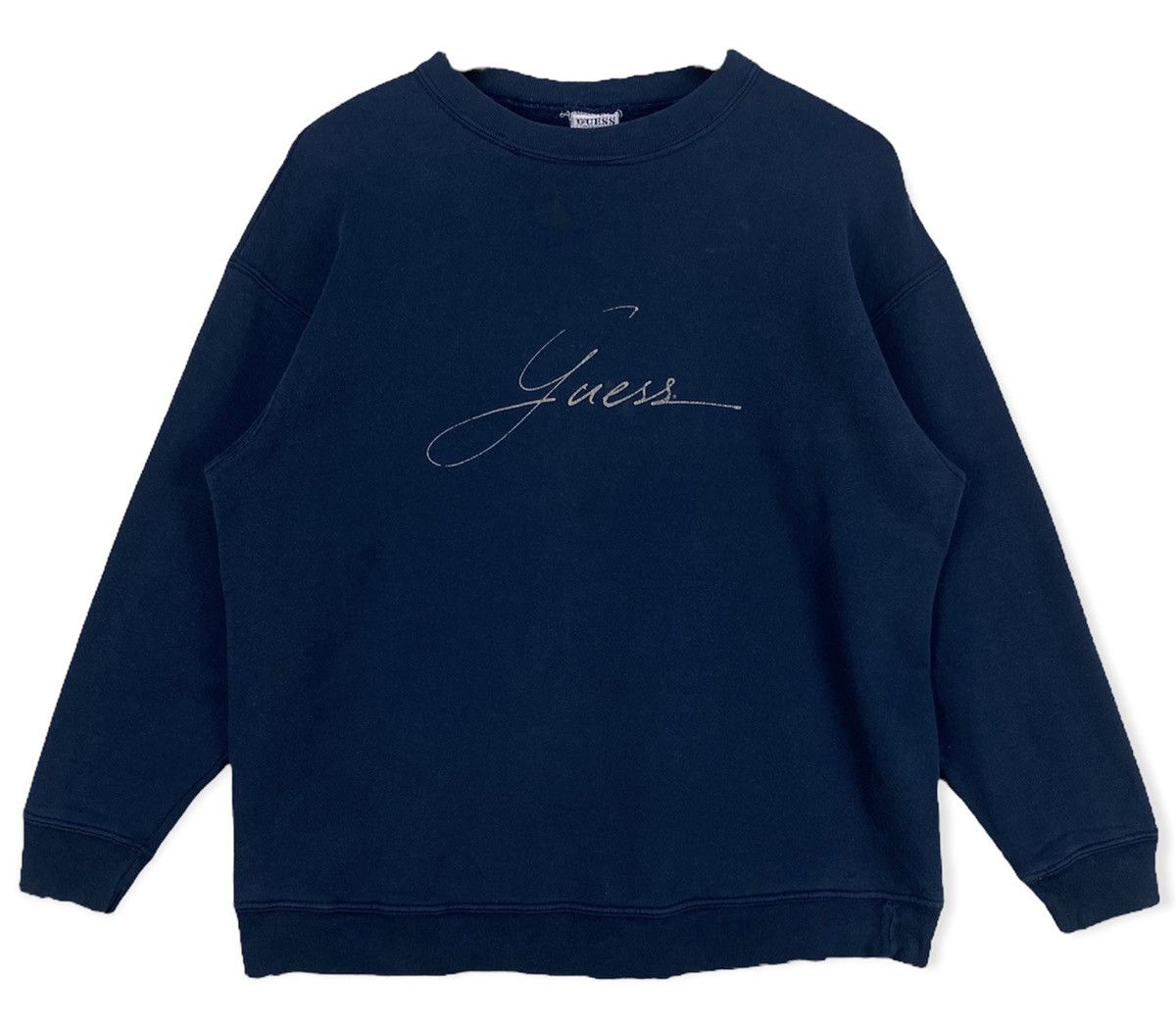 Guess Vintage 90s Guess Sign Logo Sweatshirt Size US M / EU 48-50 / 2 - 1 Thumbnail
