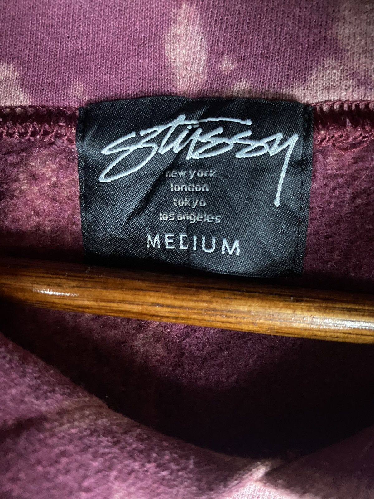 Stussy Vintage Stussy Hoodies Acid wash Size US M / EU 48-50 / 2 - 6 Thumbnail