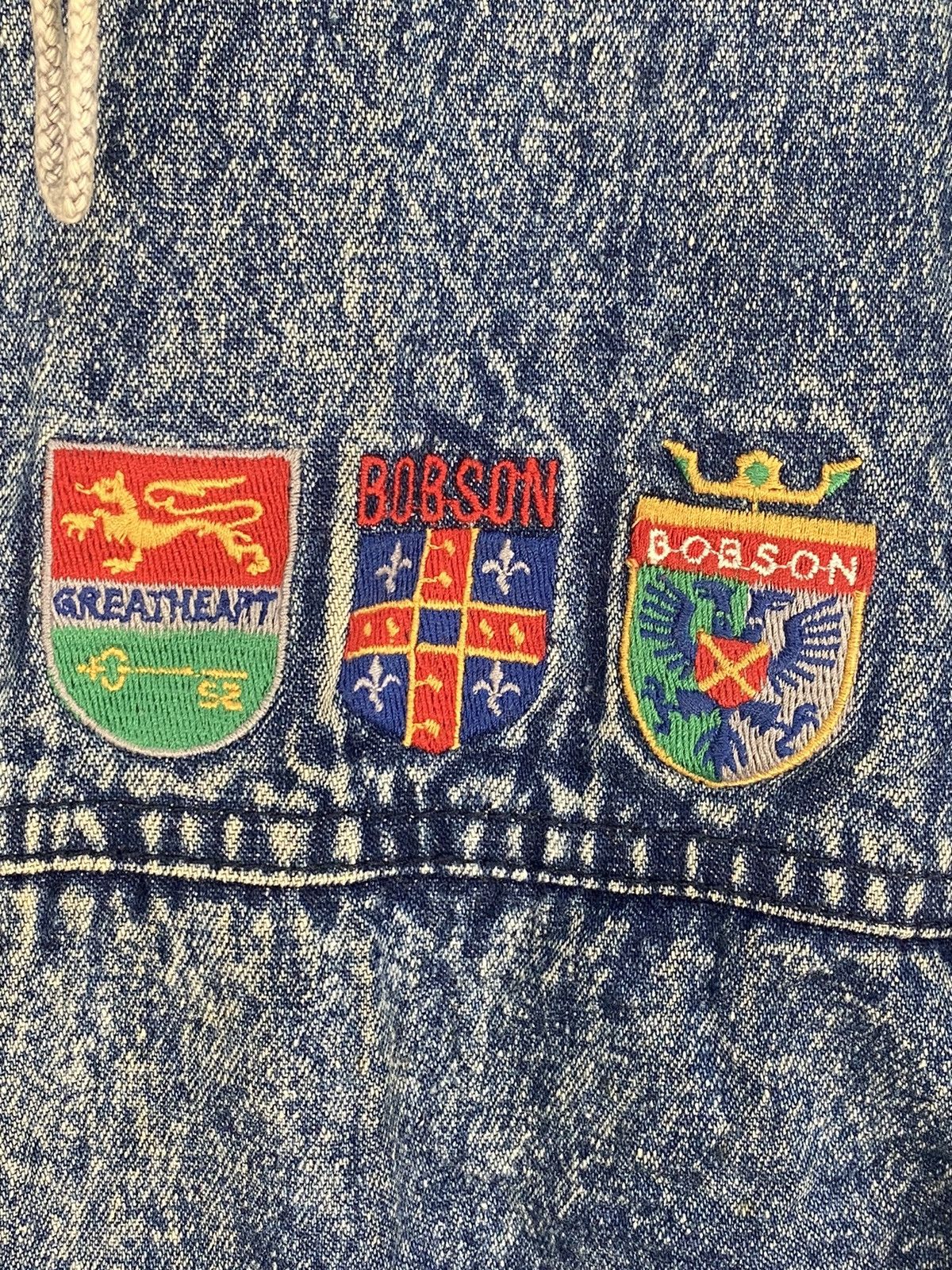 Vintage Vintage Bobson Denim Fly Jacket Size US S / EU 44-46 / 1 - 5 Thumbnail