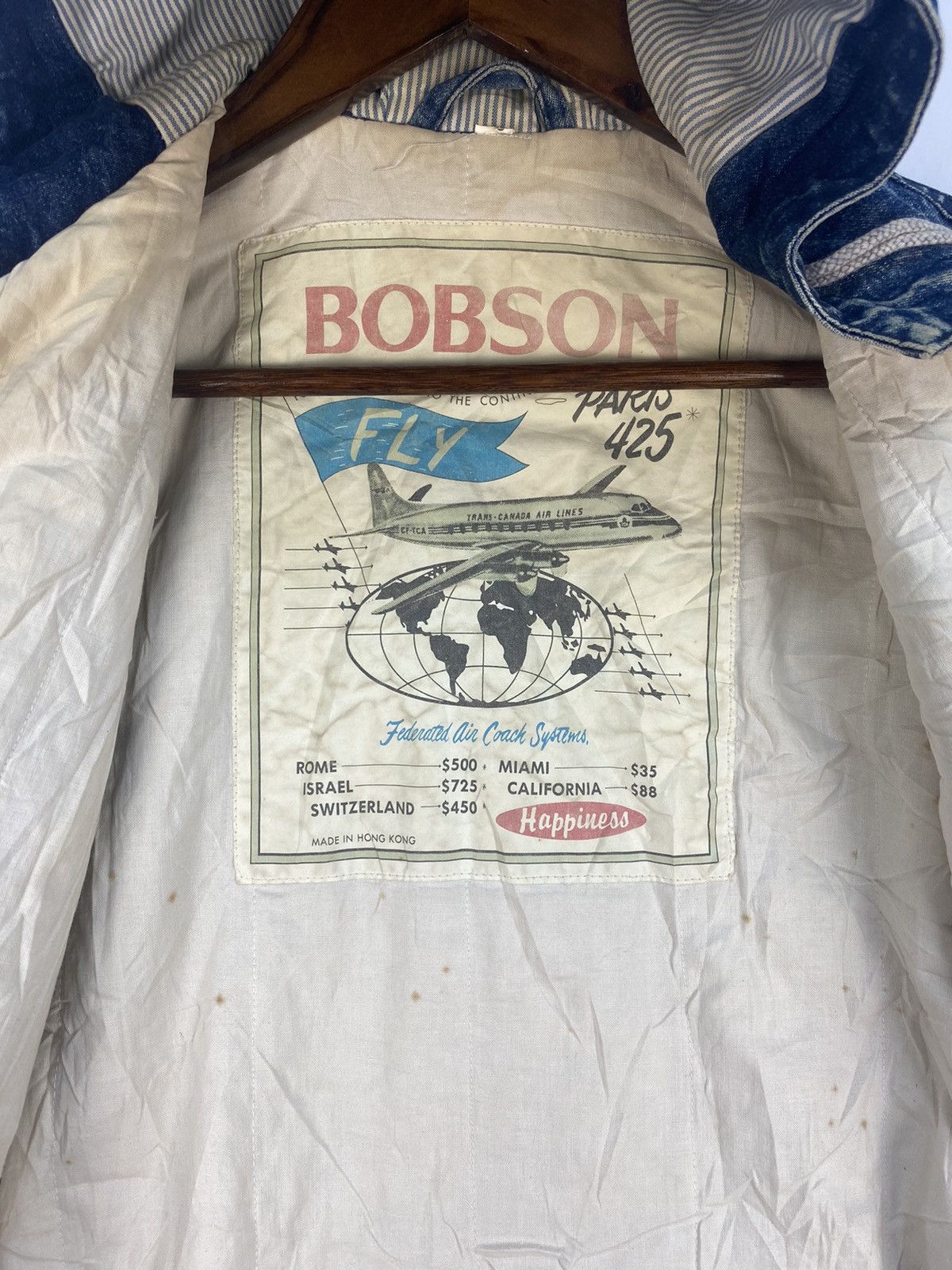 Vintage Vintage Bobson Denim Fly Jacket Size US S / EU 44-46 / 1 - 7 Thumbnail