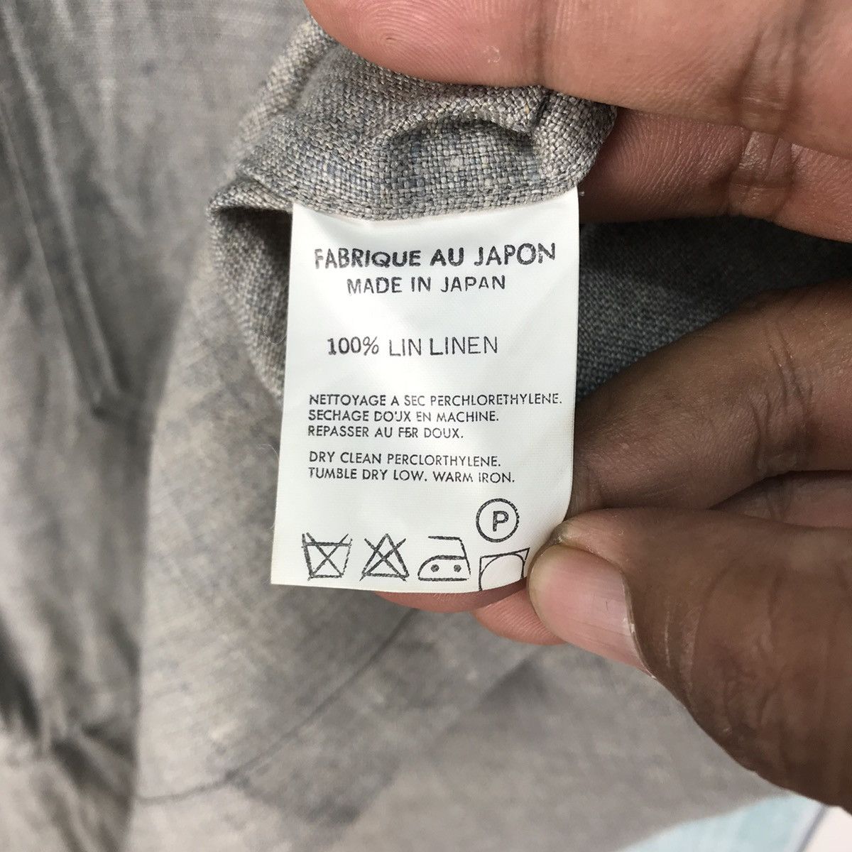 Yohji Yamamoto Vintage Yohji Yamamoto Linen Button Jacket Size US L / EU 52-54 / 3 - 7 Thumbnail