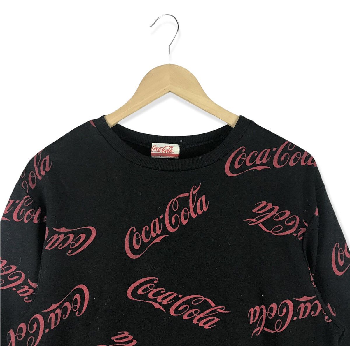 Coca Cola Vintage Coca Cola Fullprint Sweatshirt Size US M / EU 48-50 / 2 - 2 Thumbnail