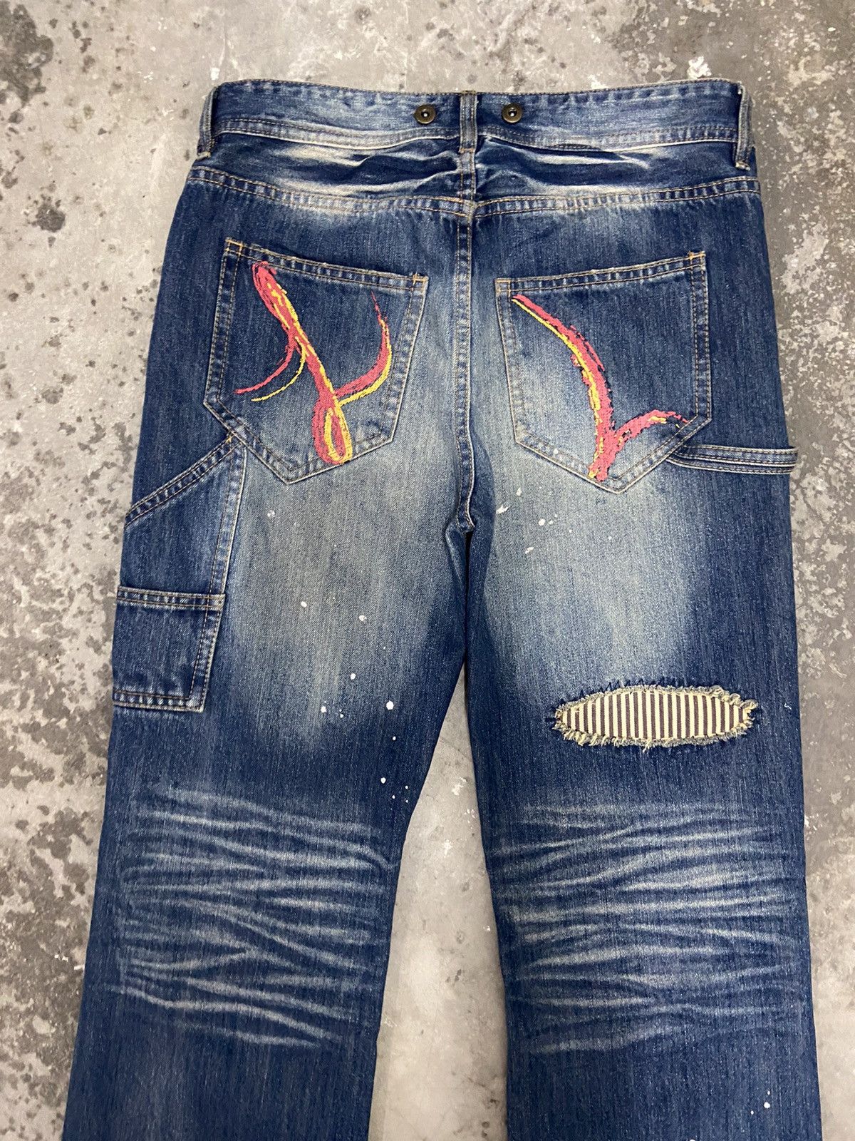 Japanese Brand × Seditionaries × Vintage Tokyo Underground Japan Patches Distressed Punk Design Jeans Size US 31 - 10 Thumbnail
