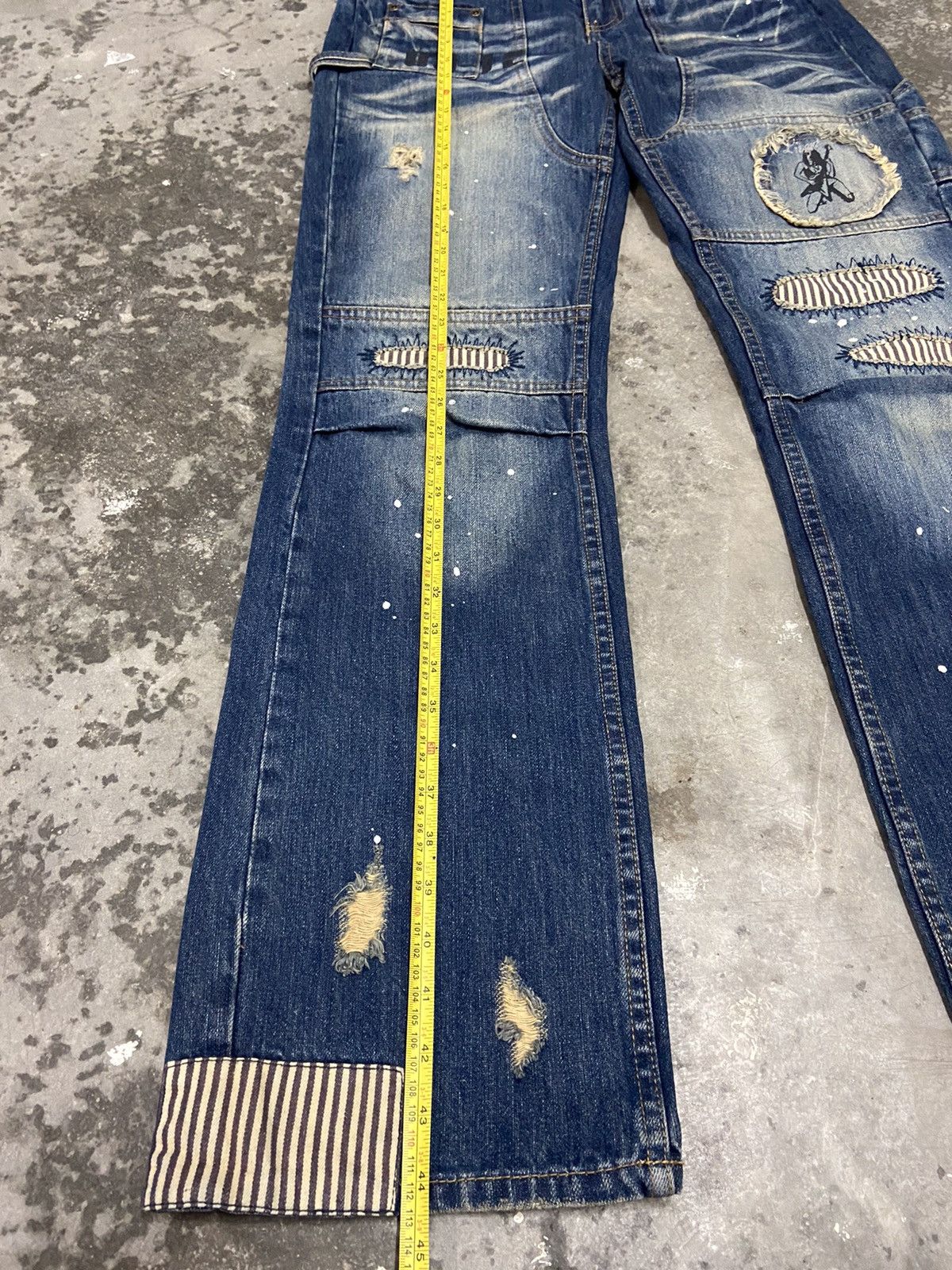 Japanese Brand × Seditionaries × Vintage Tokyo Underground Japan Patches Distressed Punk Design Jeans Size US 31 - 15 Thumbnail