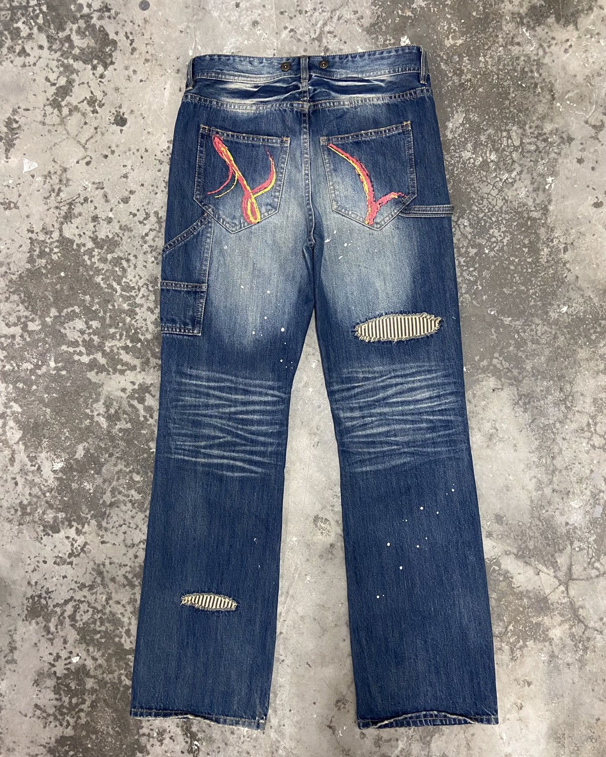 Japanese Brand × Seditionaries × Vintage Tokyo Underground Japan Patches Distressed Punk Design Jeans Size US 31 - 8 Thumbnail