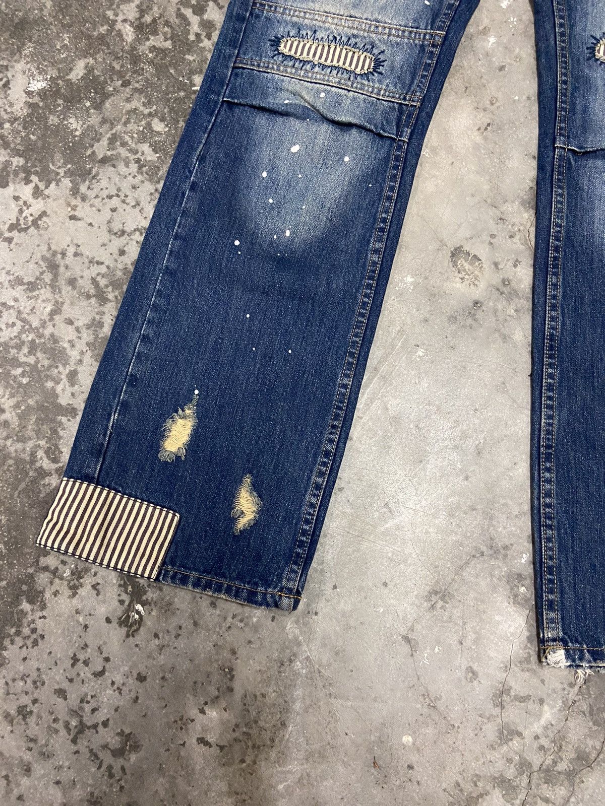 Japanese Brand × Seditionaries × Vintage Tokyo Underground Japan Patches Distressed Punk Design Jeans Size US 31 - 3 Thumbnail