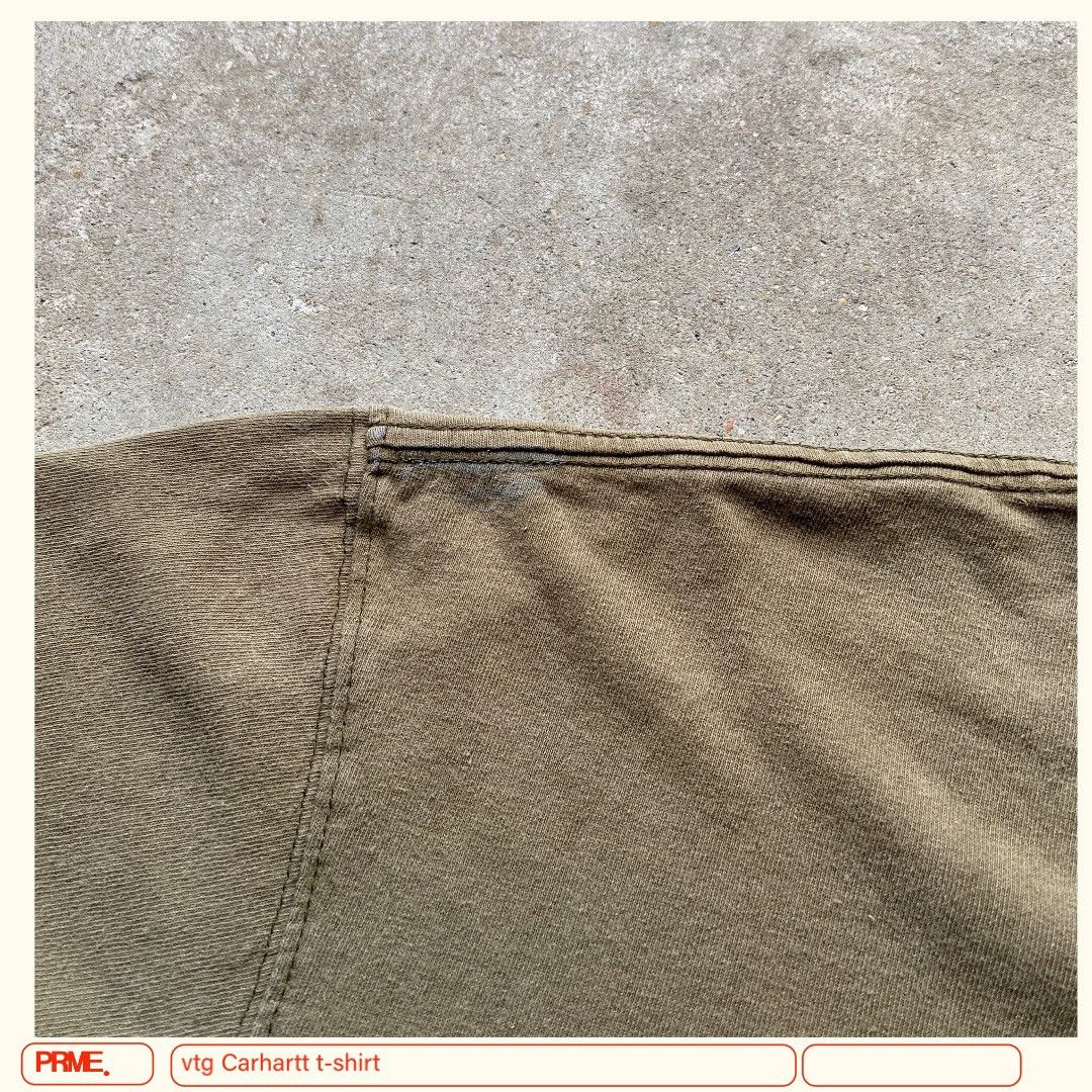 Carhartt × Vintage vintage Y2K CARHARTT Faded Logo Pocket t-shirt Size US L / EU 52-54 / 3 - 9 Thumbnail