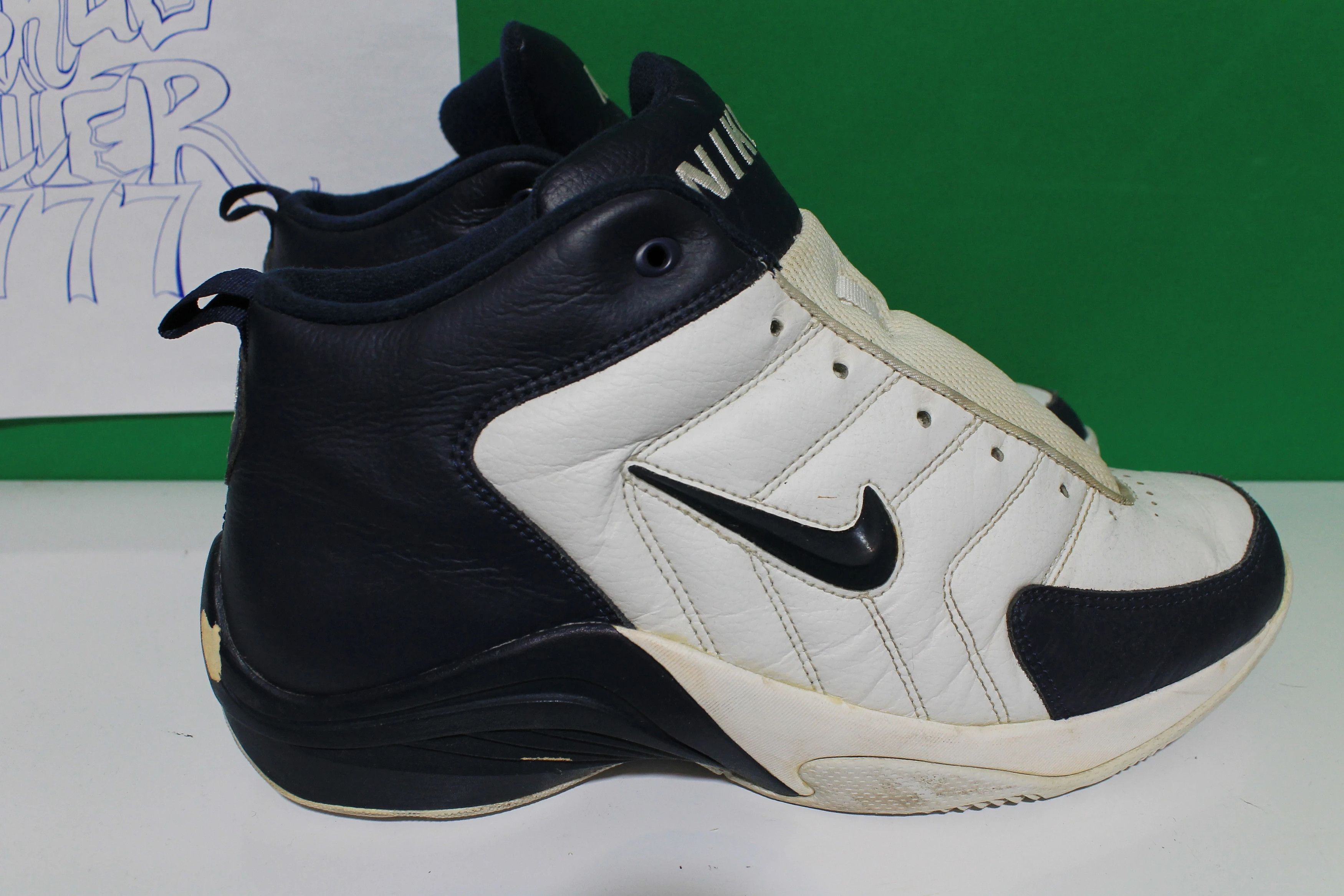Nike × Vintage Y2k nike Hi-Top Sneaker basketball Size US 14 / EU 47 - 5 Thumbnail