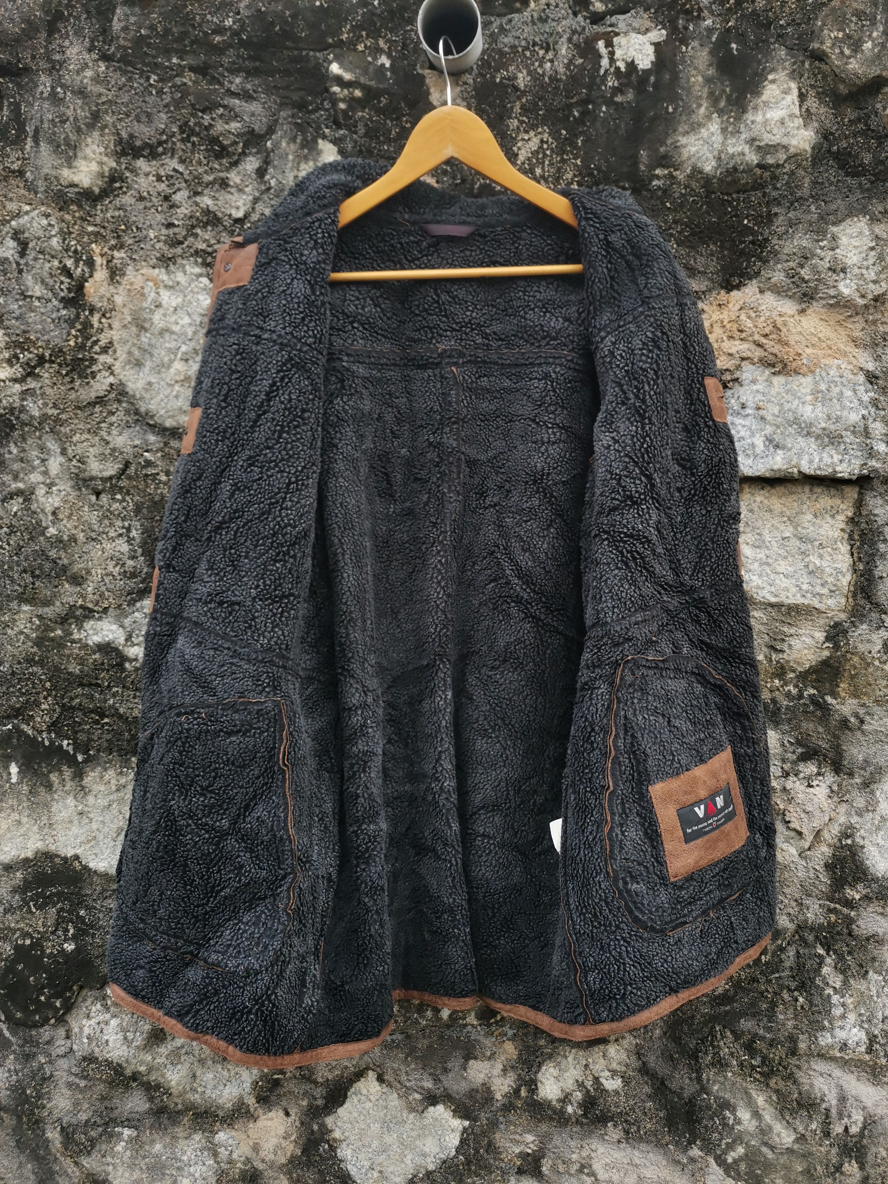 Leather Vintage 90s Van Jac Leather Jacket Size US L / EU 52-54 / 3 - 4 Thumbnail