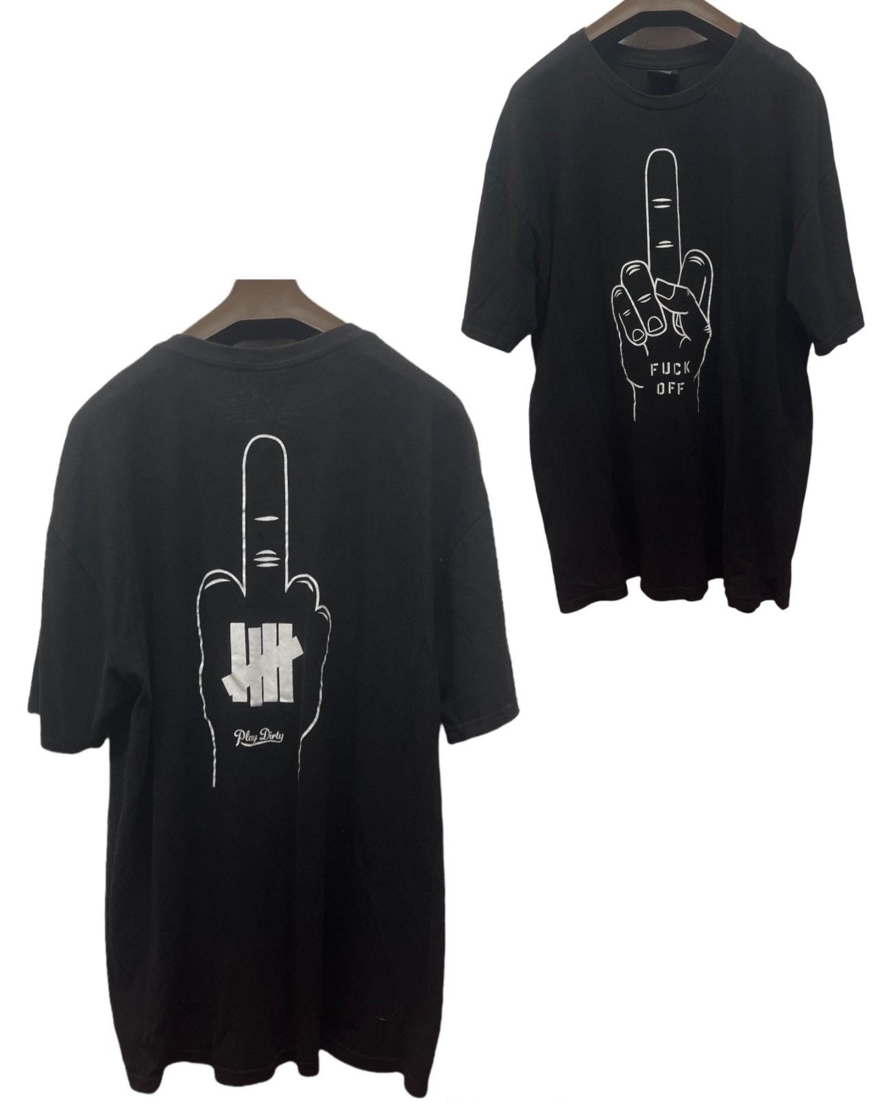 Undefeated Vintage Undefeated Fuck Off Play Dirty Size US L / EU 52-54 / 3 - 1 Thumbnail