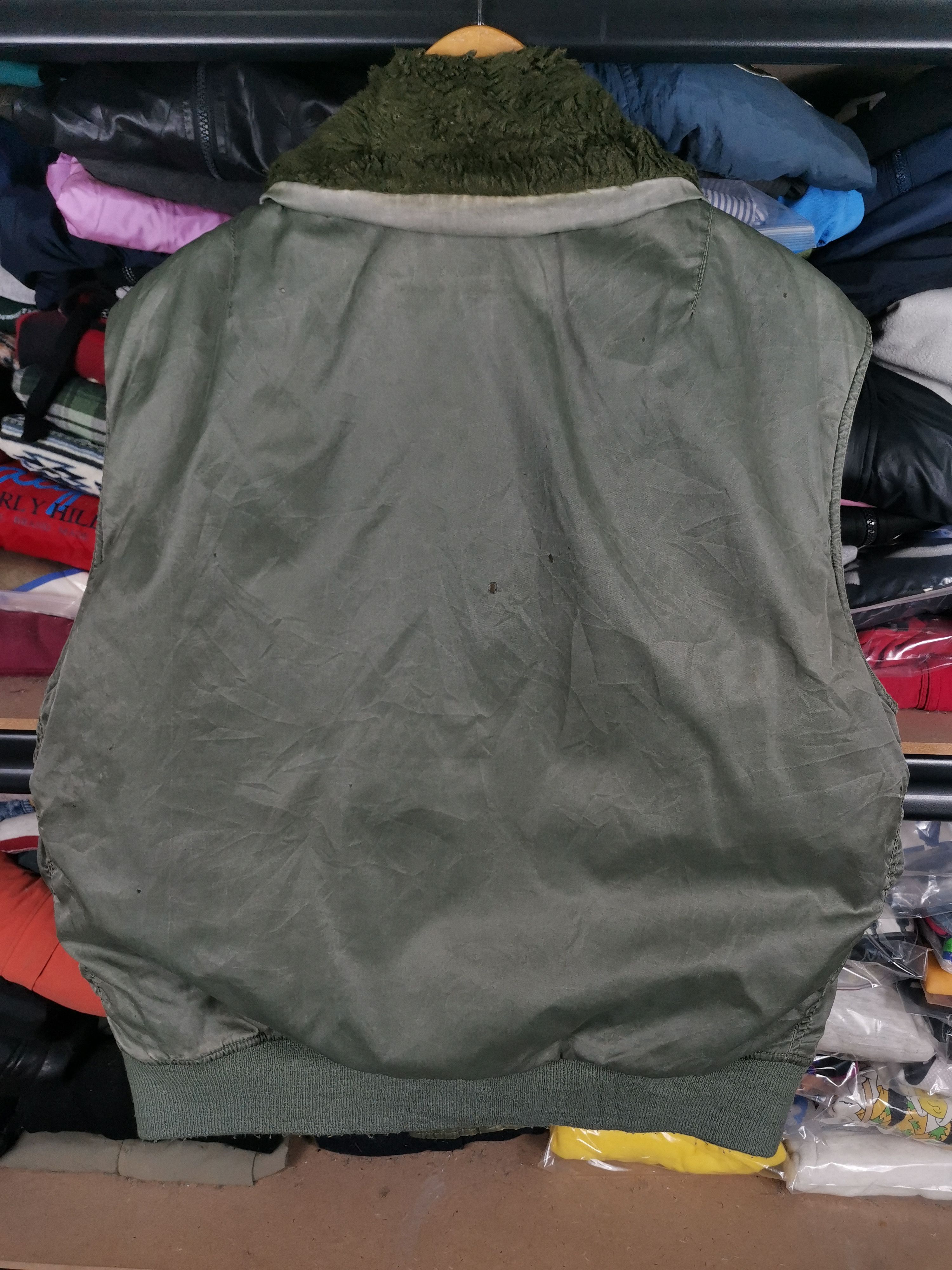 Vintage Vintage Military Bomber Vest Size US L / EU 52-54 / 3 - 6 Thumbnail