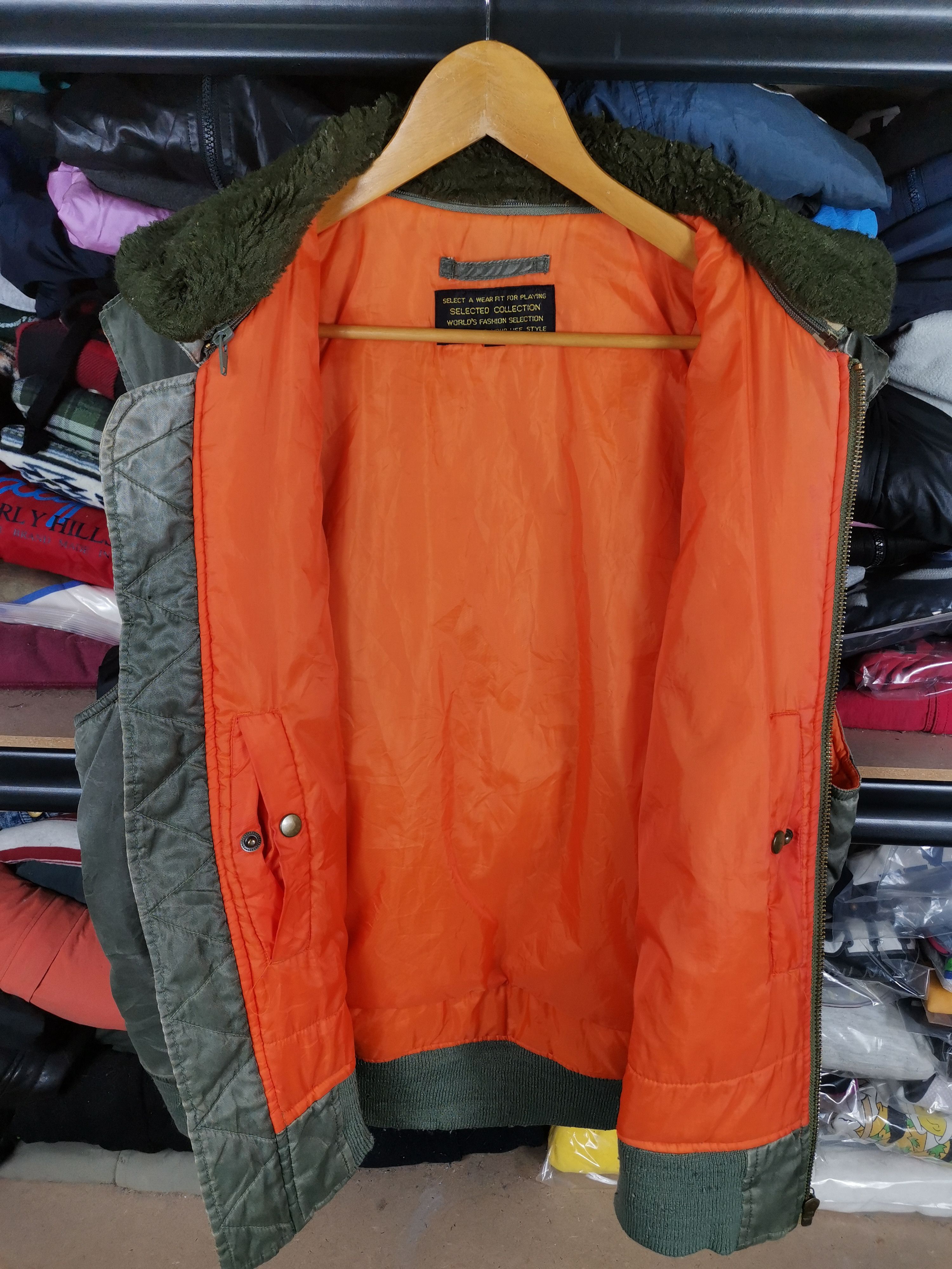 Vintage Vintage Military Bomber Vest Size US L / EU 52-54 / 3 - 7 Thumbnail