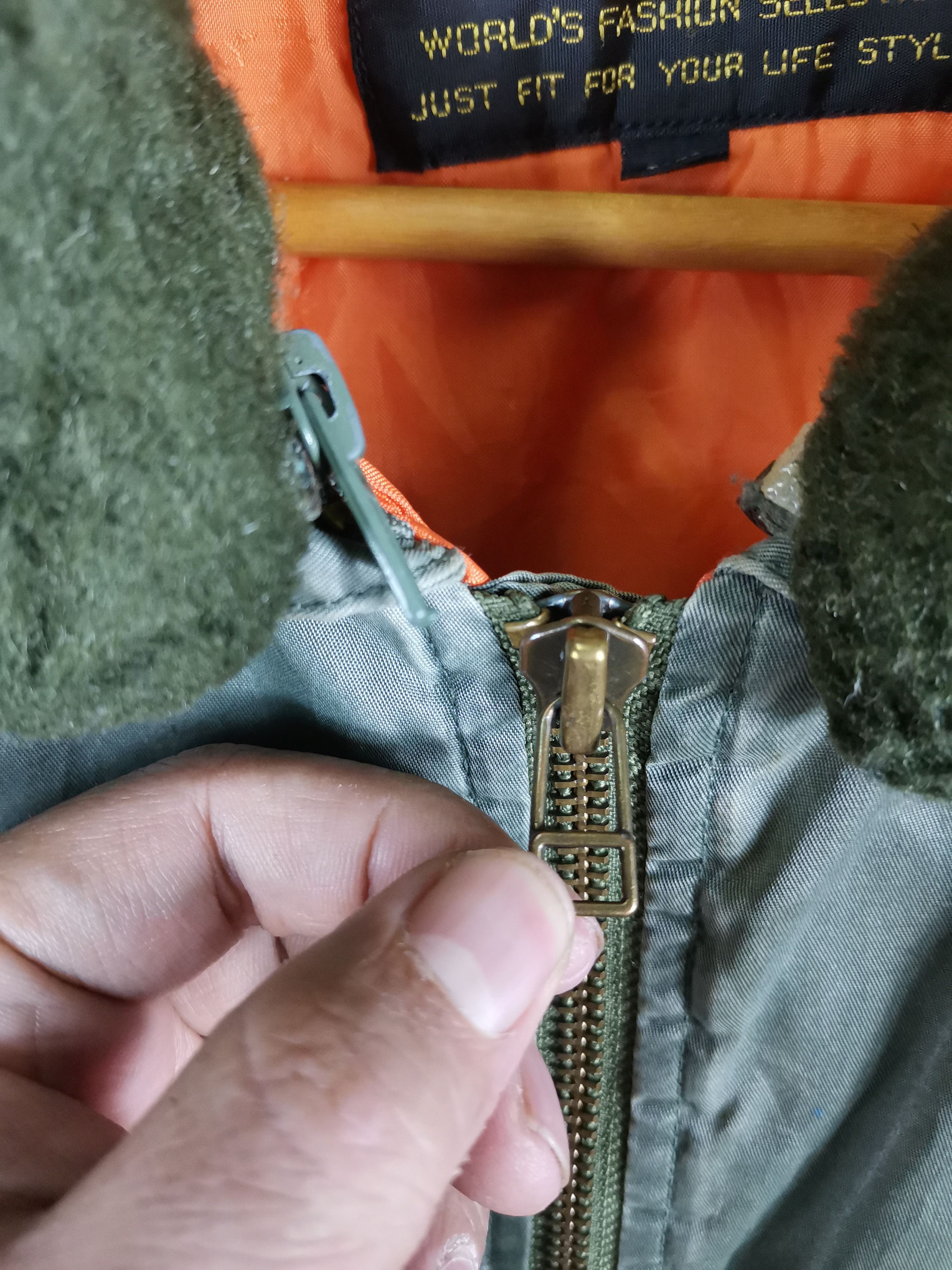 Vintage Vintage Military Bomber Vest Size US L / EU 52-54 / 3 - 2 Thumbnail