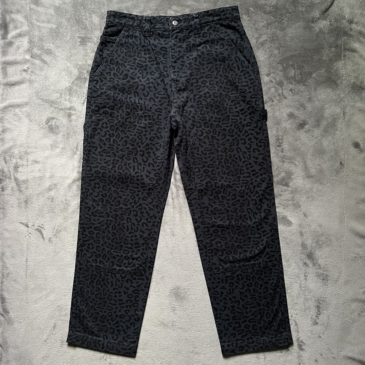 Stussy Stussy Leopard Double Knee Work Pants - Ink Blue Size US 32 / EU 48 - 2 Thumbnail