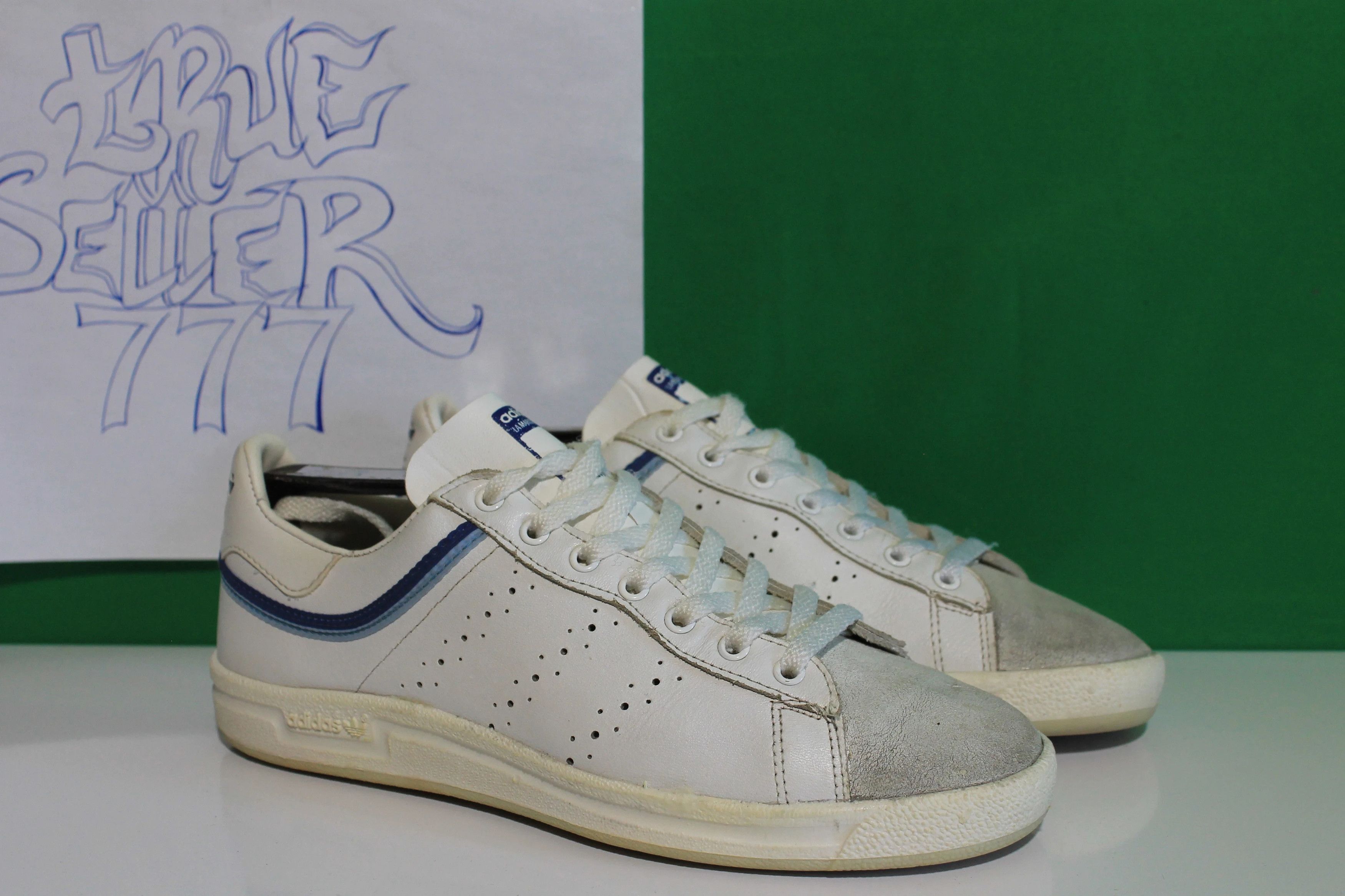 Adidas × Vintage Adidas Sneakers Vintage 70-80s VERY RARE Made in Italiy Size US 7.5 / EU 40-41 - 1 Thumbnail