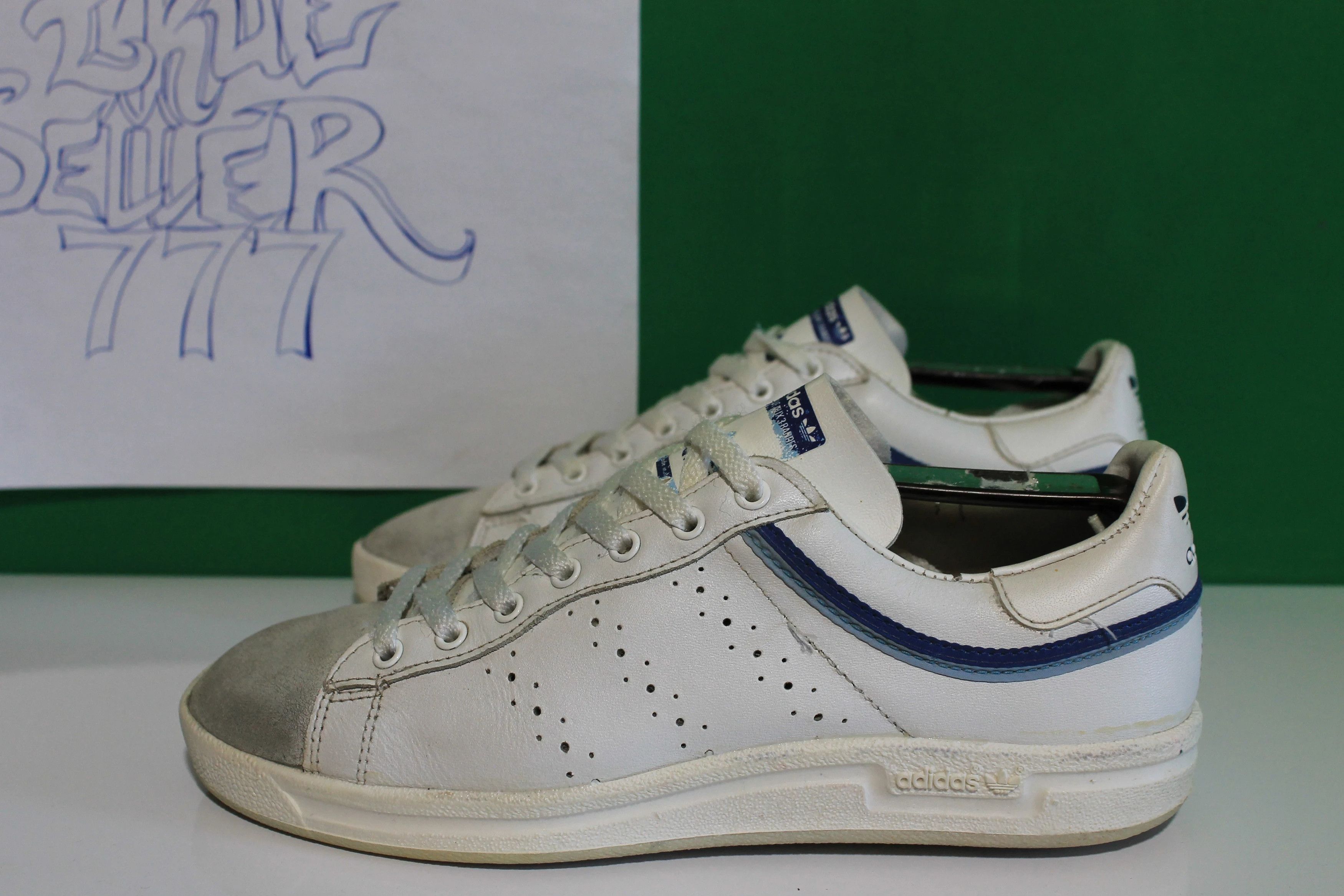 Adidas × Vintage Adidas Sneakers Vintage 70-80s VERY RARE Made in Italiy Size US 7.5 / EU 40-41 - 5 Thumbnail