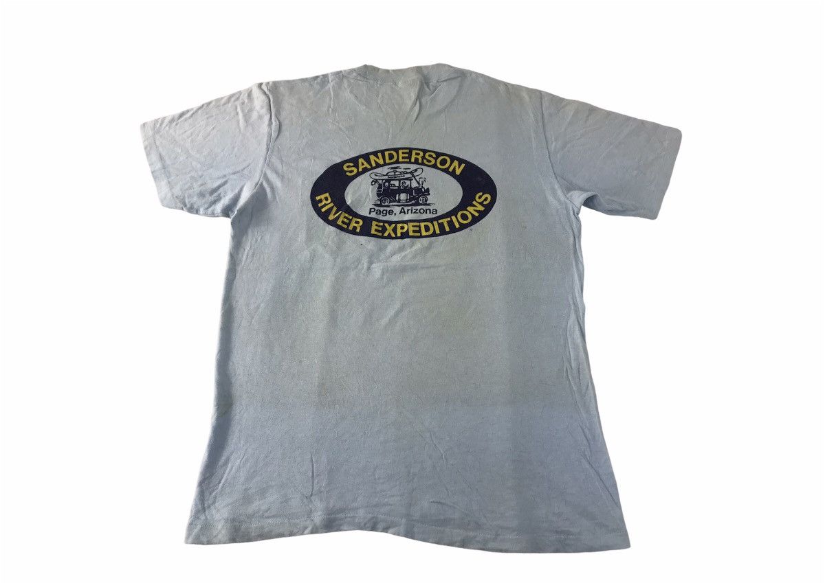 Vintage 80s Hi-Cru Sanderson River Expedition Arizona Pocket Tee Size US M / EU 48-50 / 2 - 1 Thumbnail