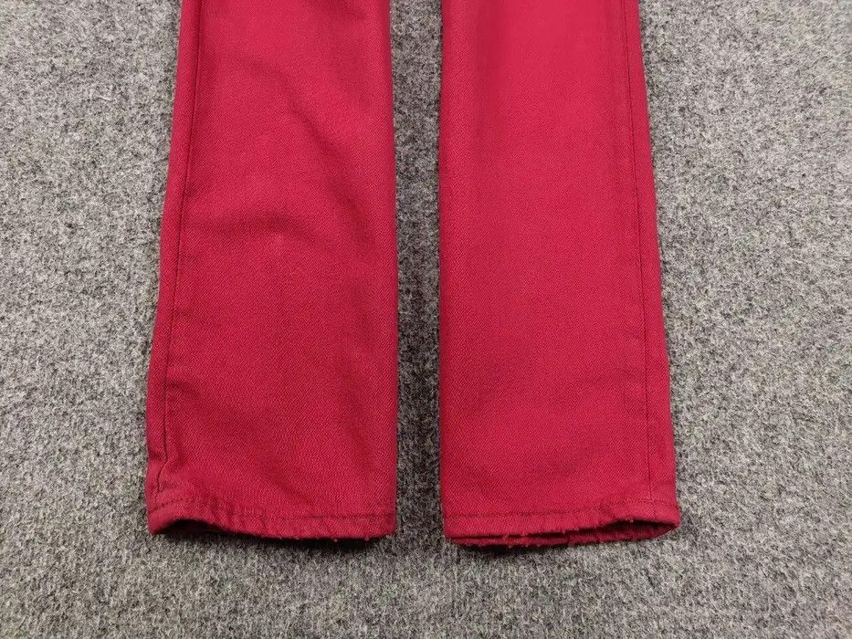 Levi's Rare Vintage 80's Levis 501 Made in Canada Red Denim Jeans Size US 33 - 5 Thumbnail