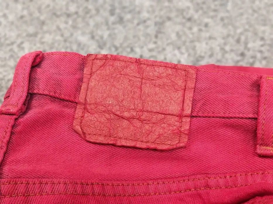 Levi's Rare Vintage 80's Levis 501 Made in Canada Red Denim Jeans Size US 33 - 8 Thumbnail