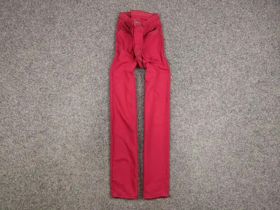 Levi's Rare Vintage 80's Levis 501 Made in Canada Red Denim Jeans Size US 33 - 2 Thumbnail