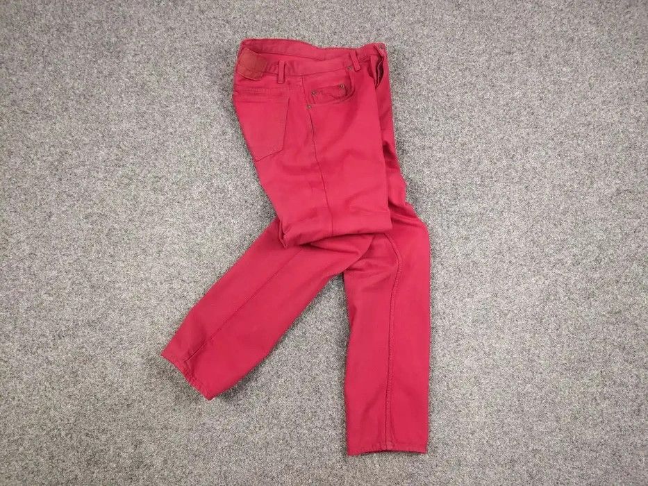 Levi's Rare Vintage 80's Levis 501 Made in Canada Red Denim Jeans Size US 33 - 1 Thumbnail