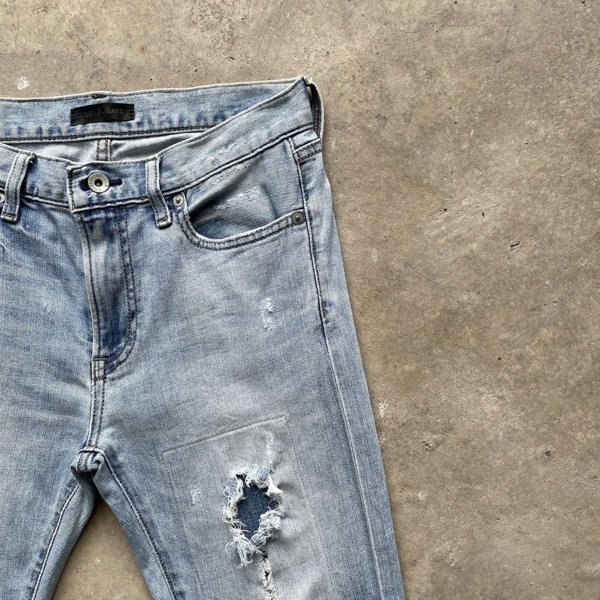 Japanese Brand Vtg Japanese Jeans 29x28 Japanese Denim Distressed Pants Size US 29 - 4 Thumbnail