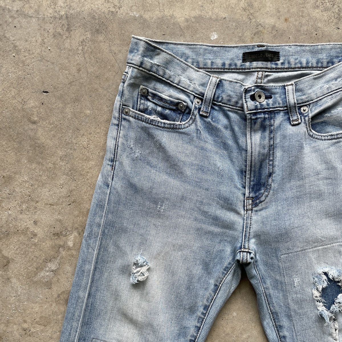 Japanese Brand Vtg Japanese Jeans 29x28 Japanese Denim Distressed Pants Size US 29 - 3 Thumbnail