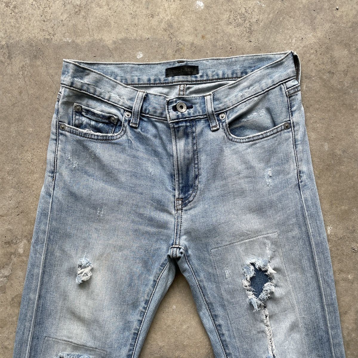 Japanese Brand Vtg Japanese Jeans 29x28 Japanese Denim Distressed Pants Size US 29 - 2 Thumbnail