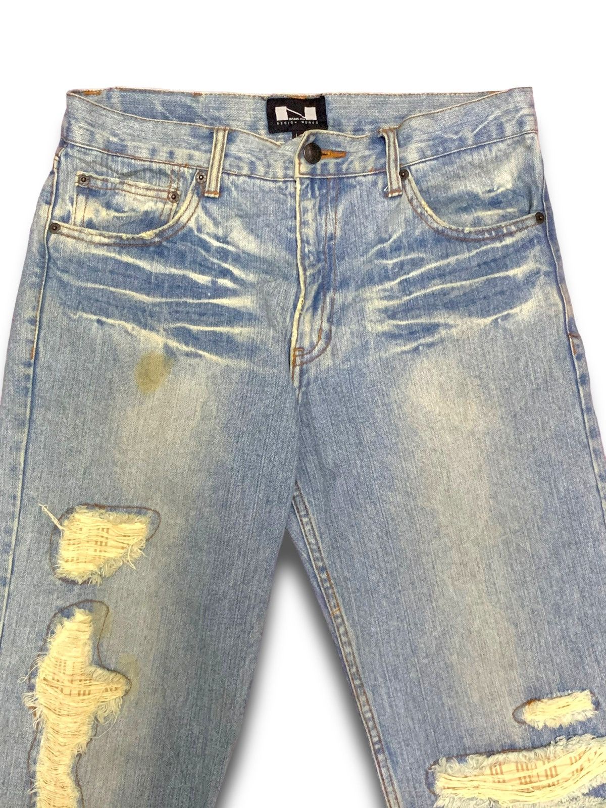 Japanese Brand Vintage Japanese Jeans Like Kapital Size US 31 - 3 Thumbnail