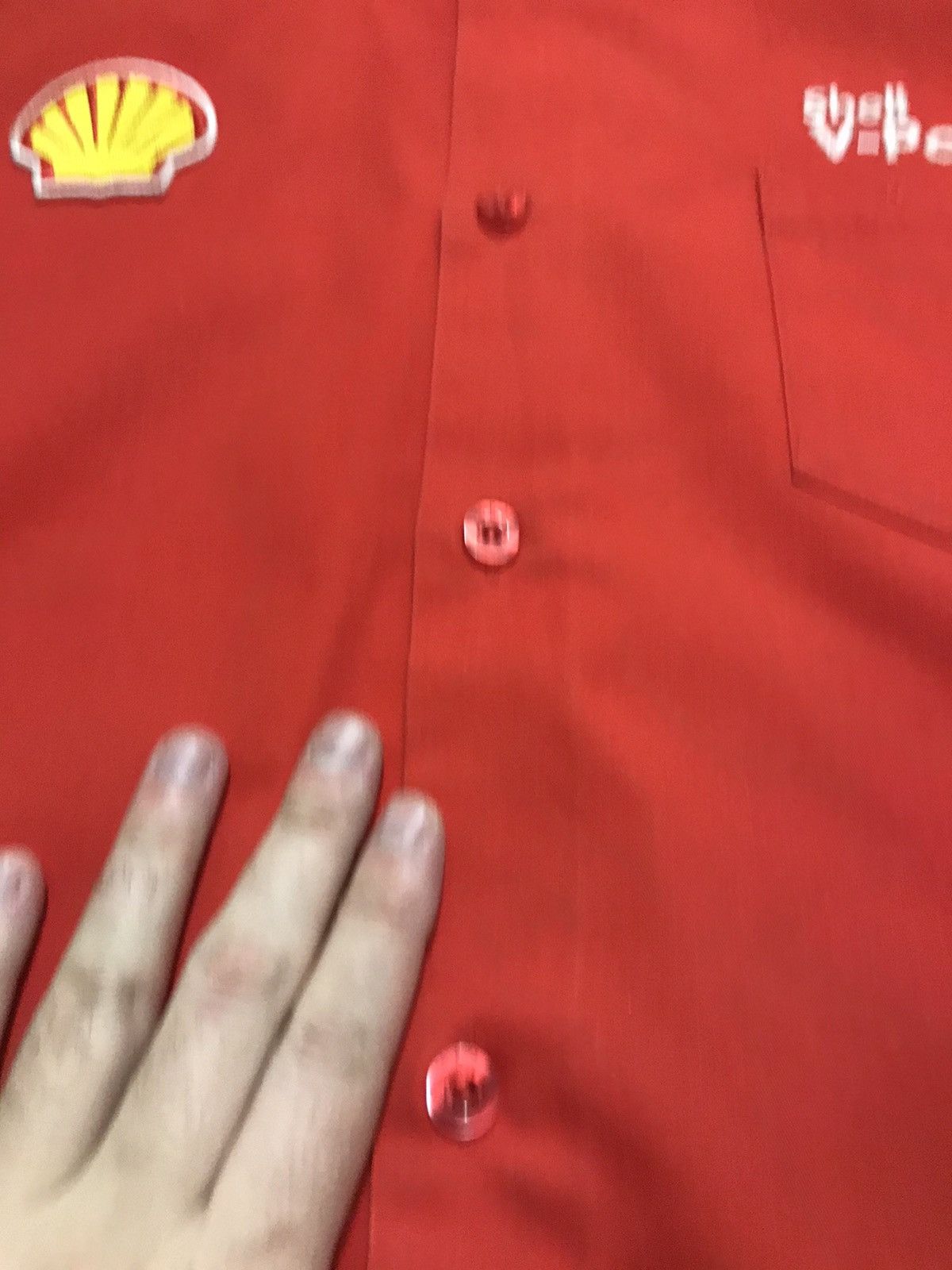 Vintage Vintage shirt Ferrari SHELL size L Racing team Size US L / EU 52-54 / 3 - 6 Thumbnail