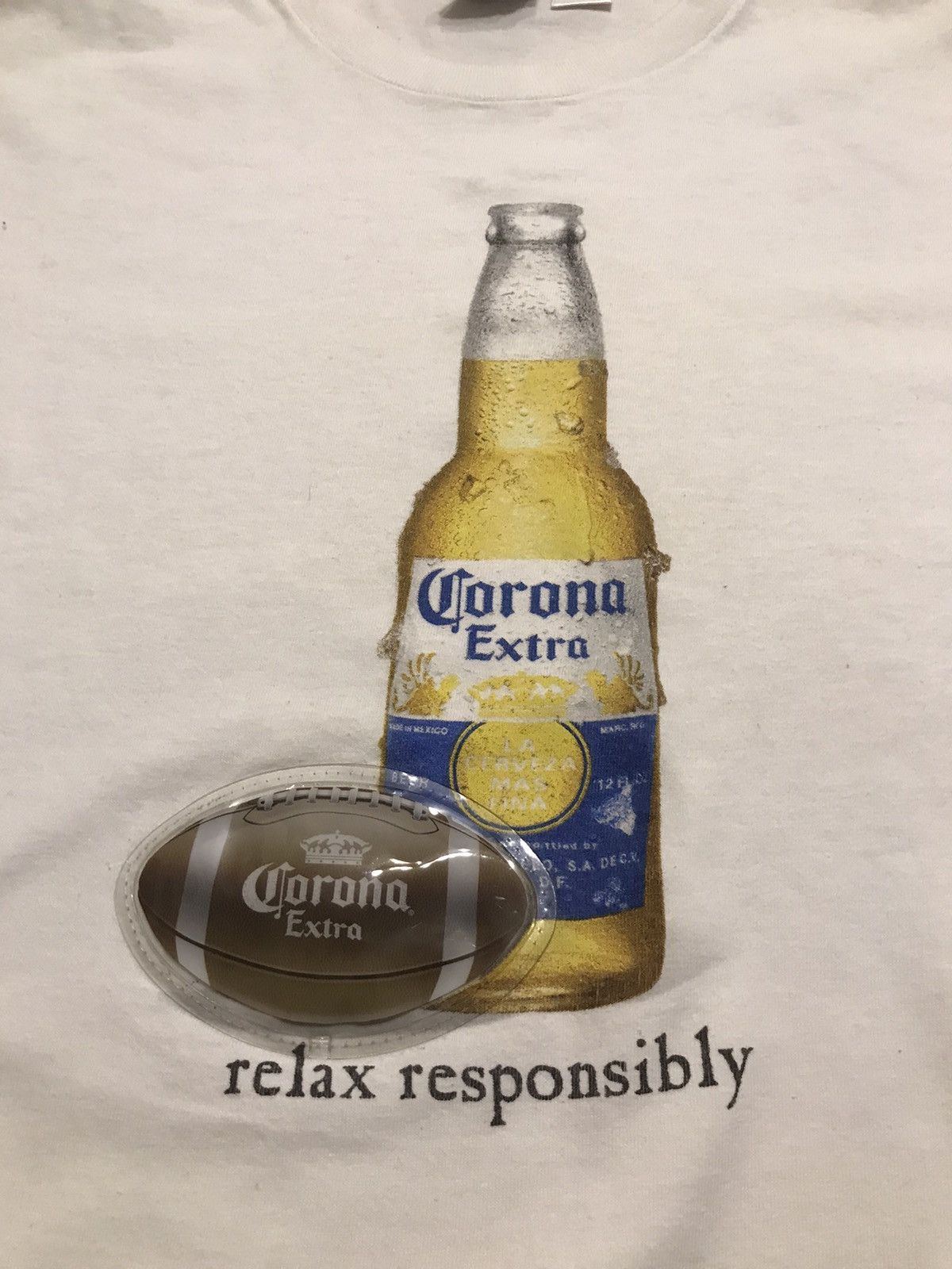 Vintage Vintage CORONA EXTRA T-shirt Size US L / EU 52-54 / 3 - 2 Thumbnail